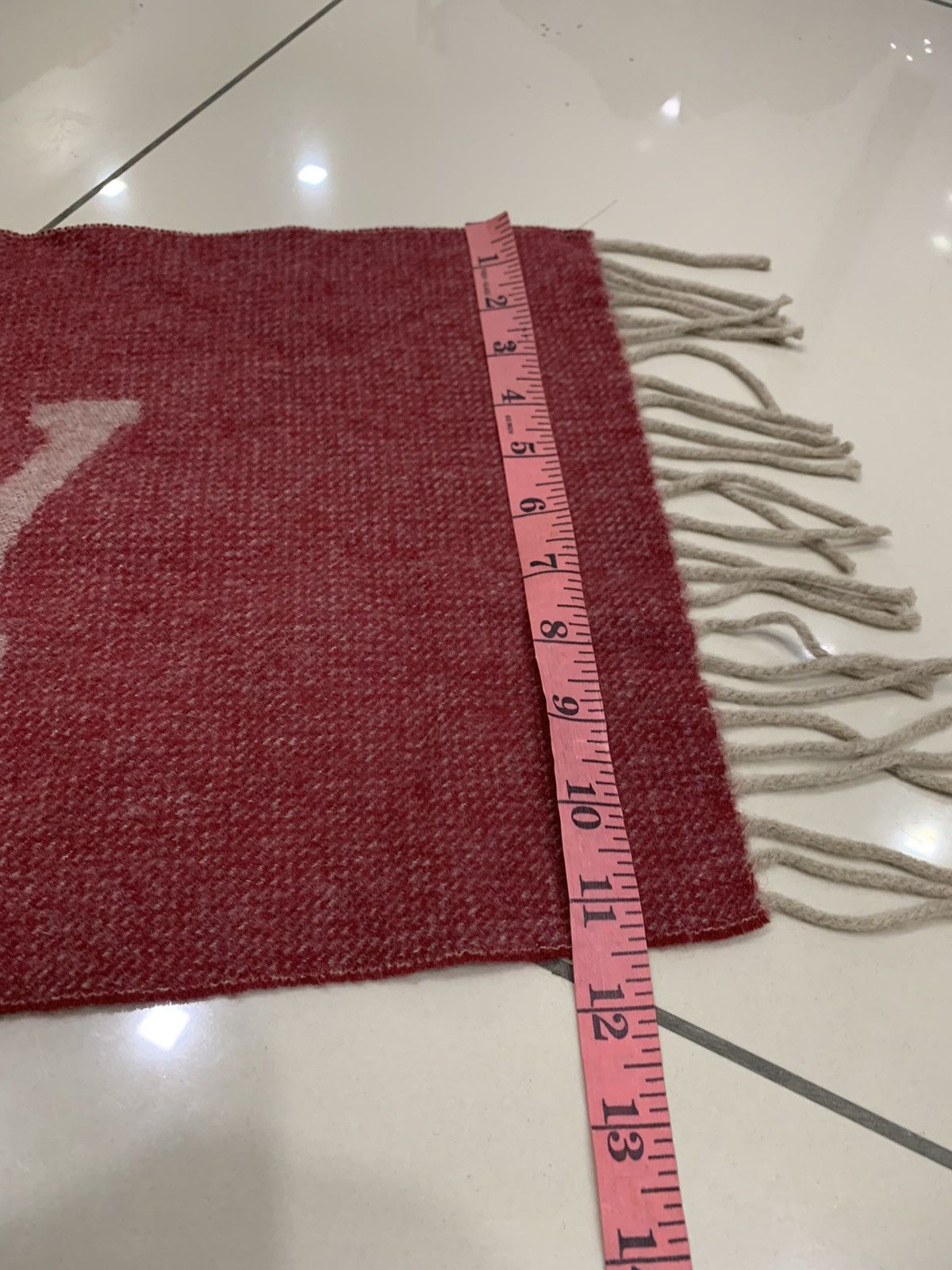 Givenchy GIVENCHY SPELL OUT WOOL CASHMERE SCARF MUFFLER Size ONE SIZE - 3 Thumbnail