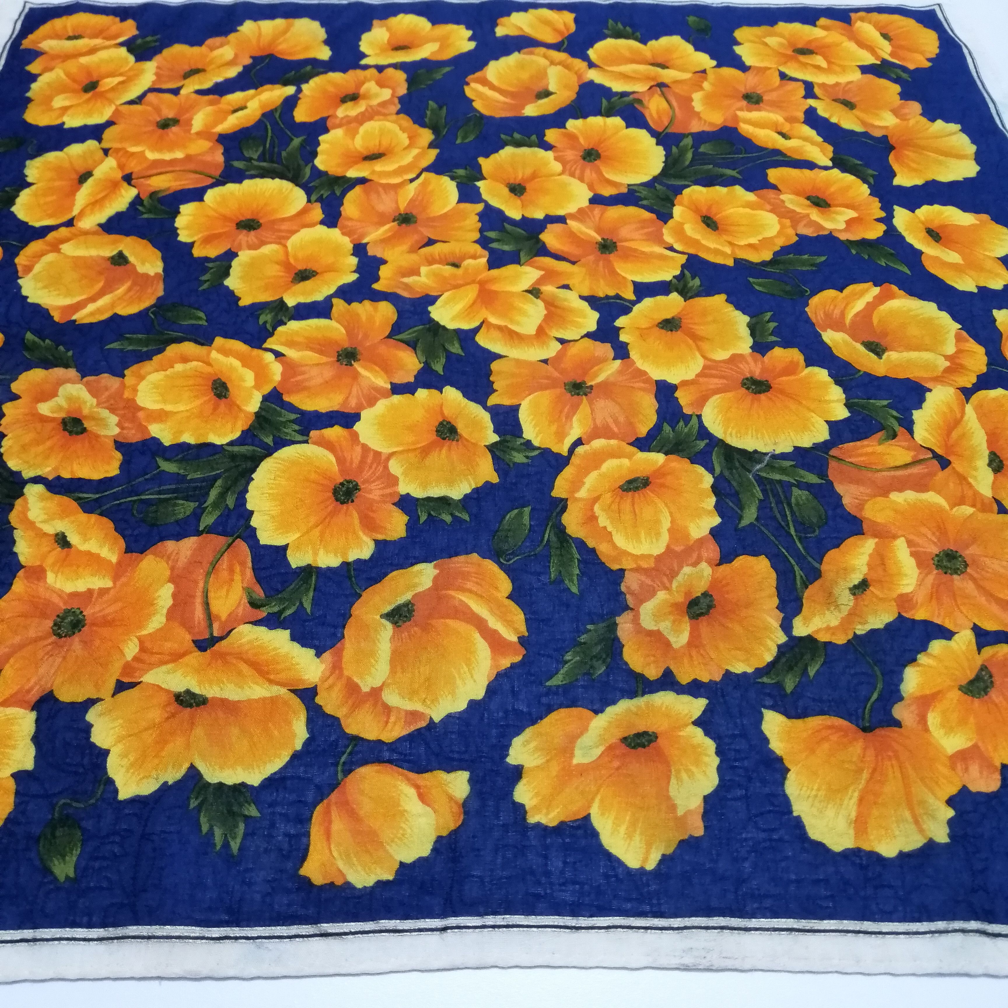 Vintage Yves Saint Laurent Handkerchief/Neckerchief/Bandana-KD2038 Size ONE SIZE - 3 Thumbnail