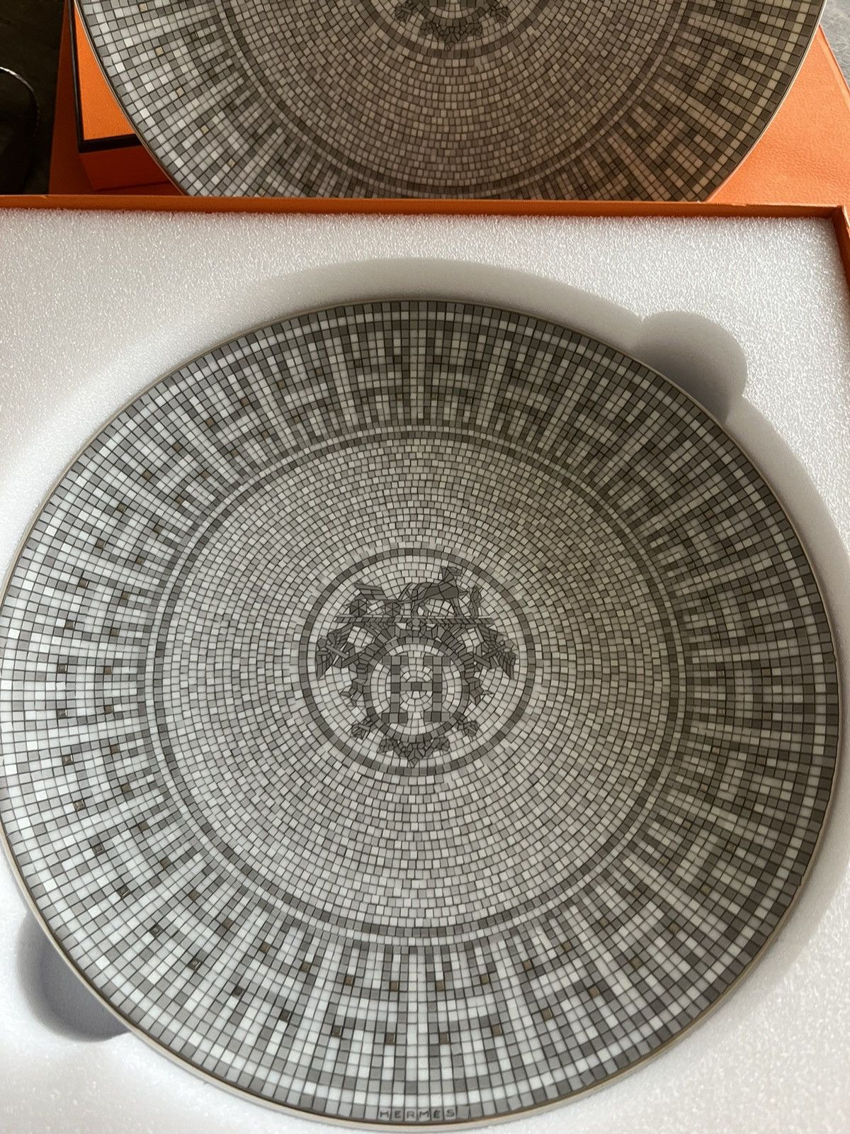 Hermes Hermes Mosaique Plates (x2) Set Brand New Size ONE SIZE - 15 Thumbnail