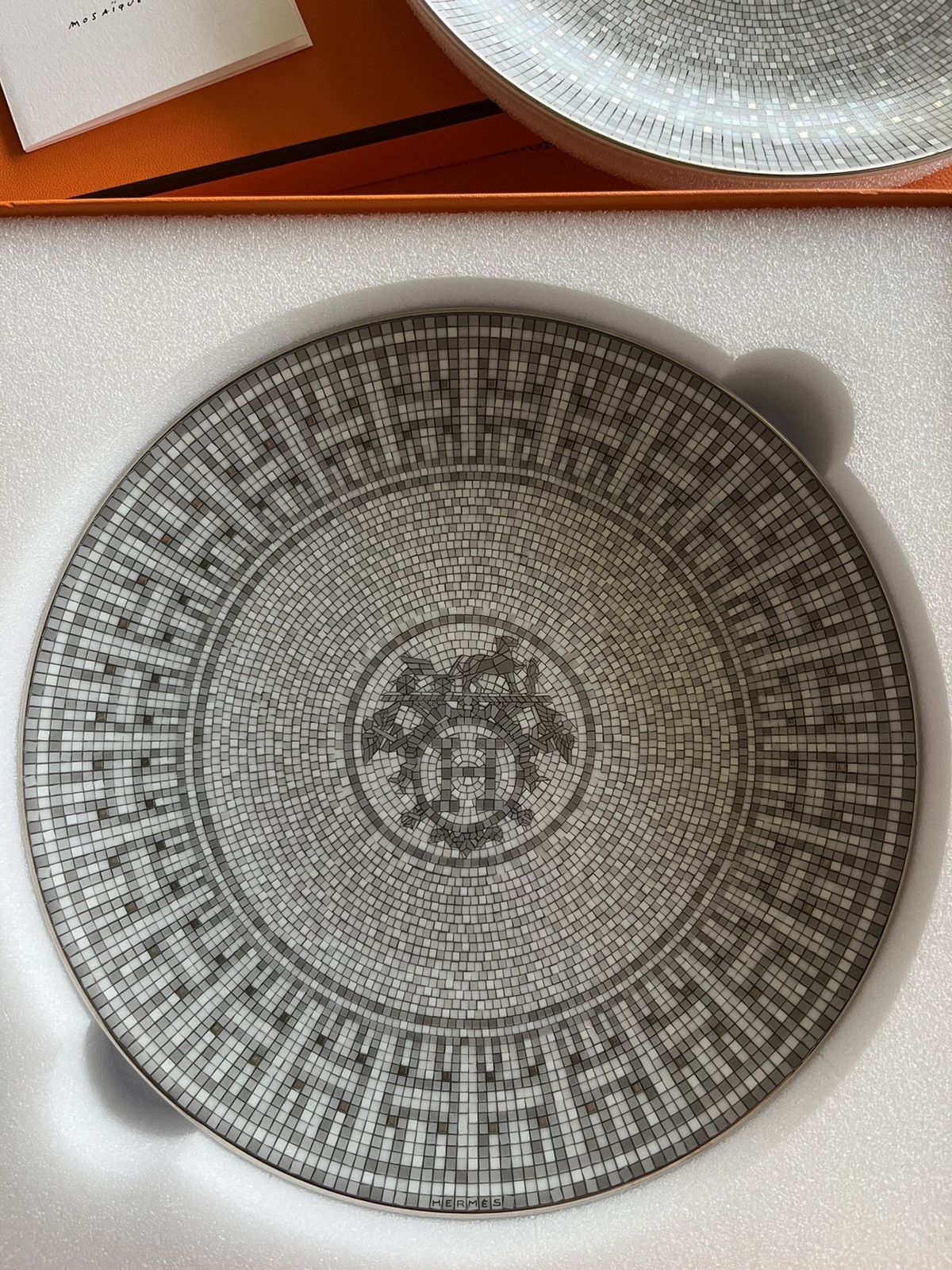 Hermes Hermes Mosaique Plates (x2) Set Brand New Size ONE SIZE - 10 Thumbnail