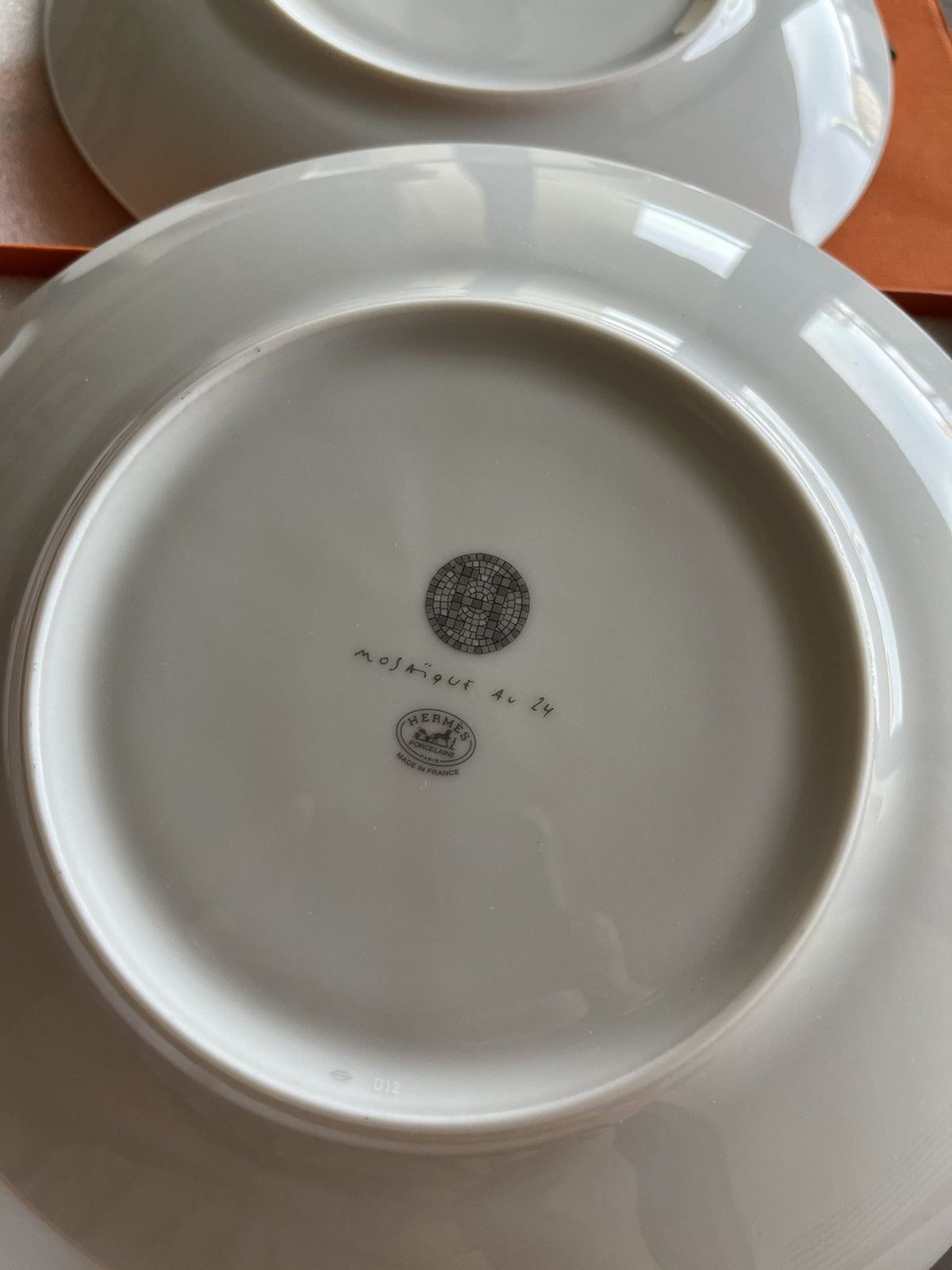 Hermes Hermes Mosaique Plates (x2) Set Brand New Size ONE SIZE - 16 Thumbnail