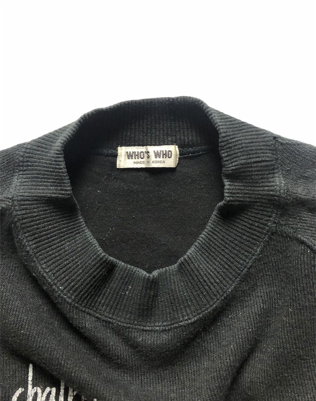 Japanese Brand × Vintage Vintage 90s Who’s Who Embroidery Design Sweatshirt Size US L / EU 52-54 / 3 - 4 Thumbnail