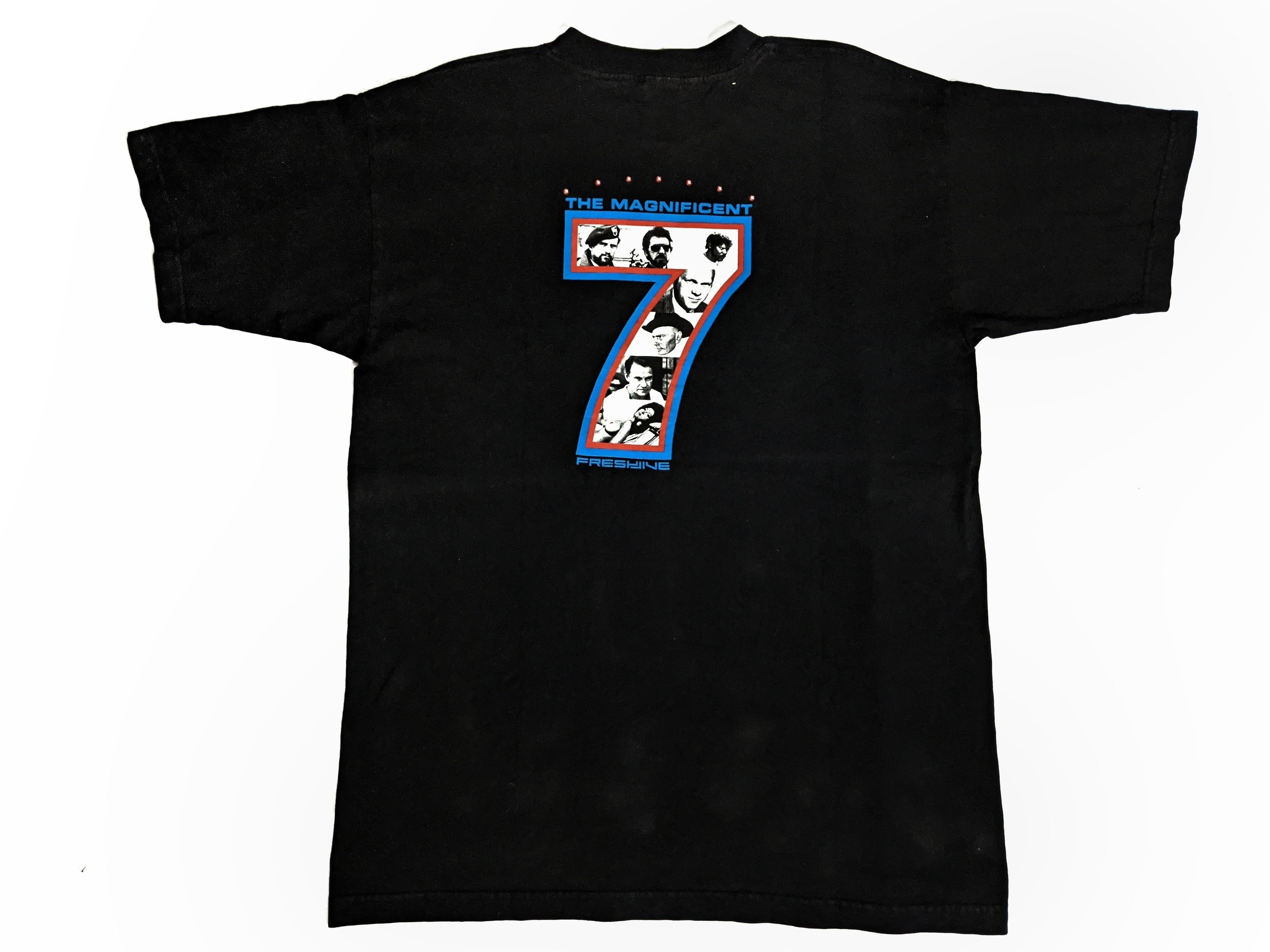 Freshjive × Vintage 👾RARE! Vintage Freshjive x The Magnificent 7 T Shirt Size US L / EU 52-54 / 3 - 1 Thumbnail