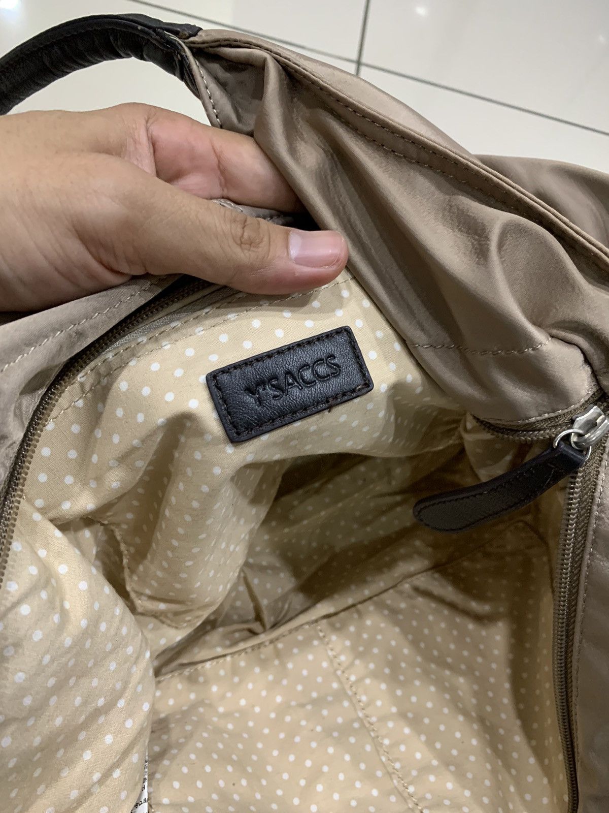 Yohji Yamamoto Y'SACCS BY YOHJI YAMAMOTO RARE SHOULDER SLING BAG Size ONE SIZE - 9 Thumbnail