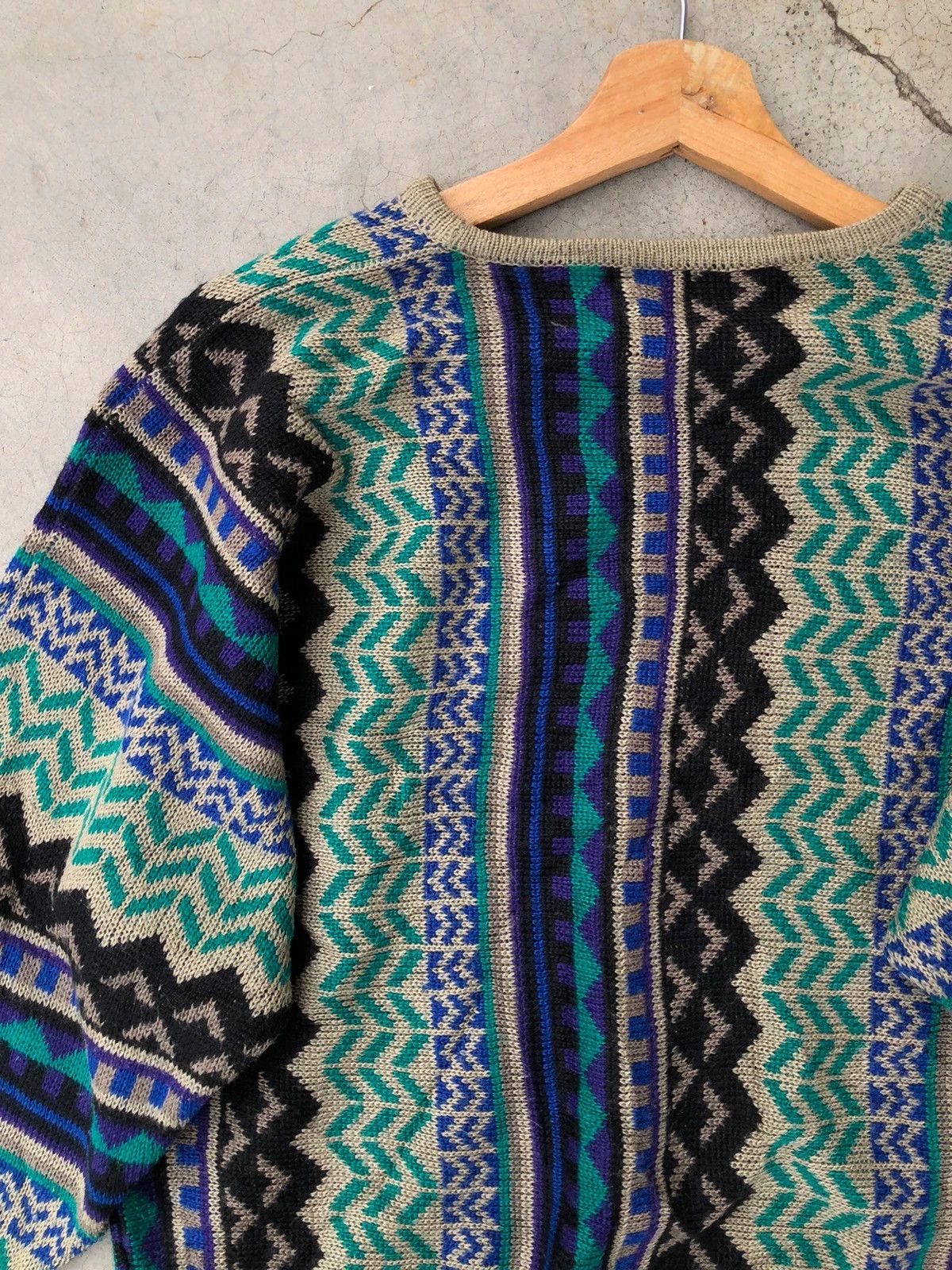 Designer × Homespun Knitwear 💥Vintage Art Rare Design Knitware Sweater Jumper Size US M / EU 48-50 / 2 - 9 Thumbnail
