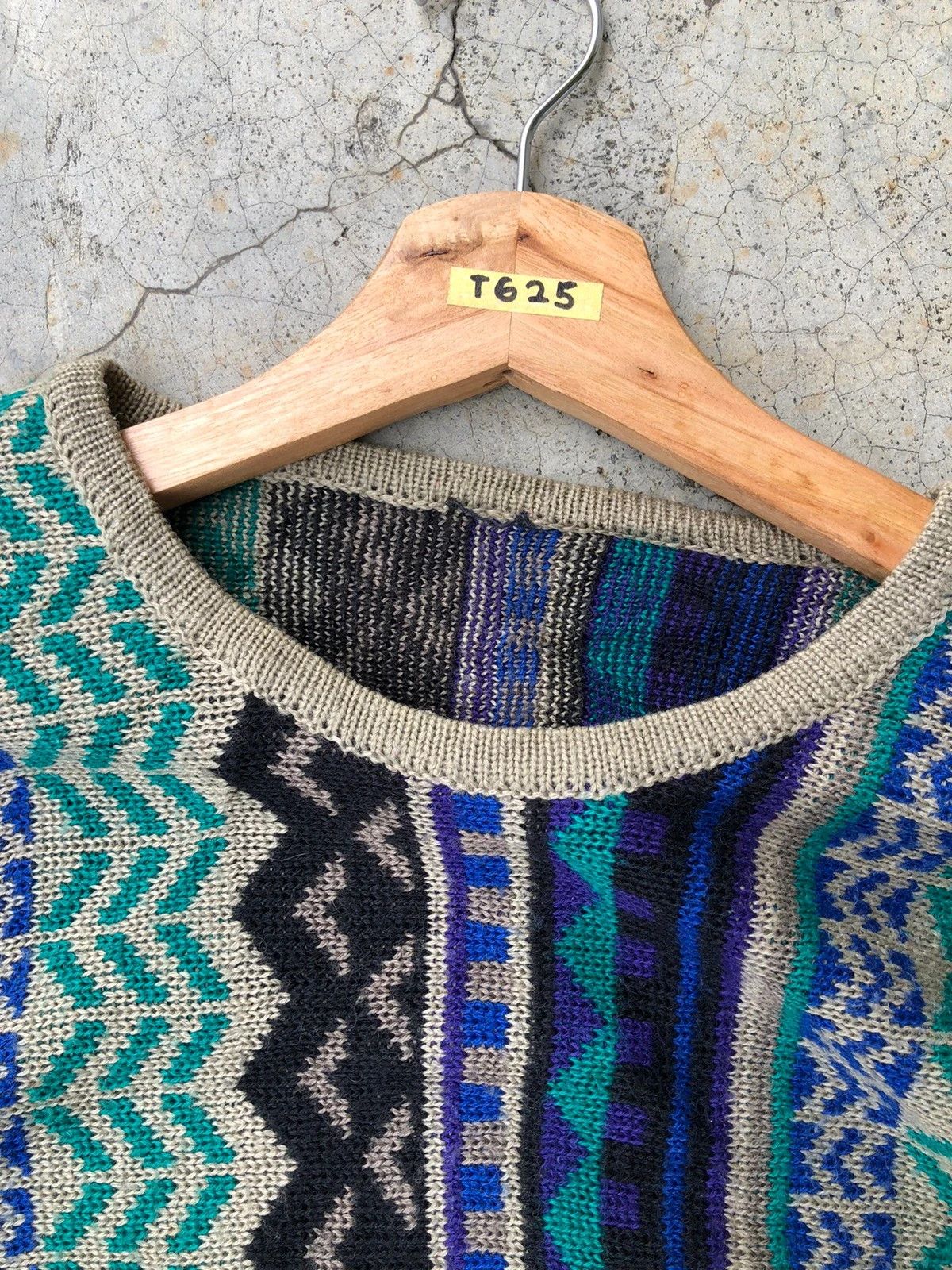 Designer × Homespun Knitwear 💥Vintage Art Rare Design Knitware Sweater Jumper Size US M / EU 48-50 / 2 - 6 Thumbnail