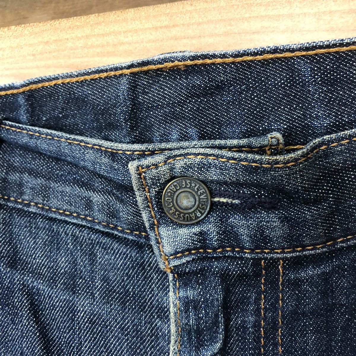 Levi's DLS vintage faded Levis Blue Denim pants #BB538 Size US 34 / EU 50 - 10 Thumbnail