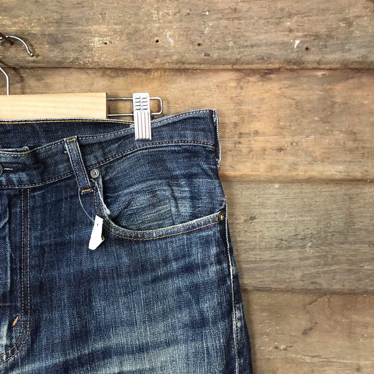 Levi's DLS vintage faded Levis Blue Denim pants #BB538 Size US 34 / EU 50 - 5 Thumbnail
