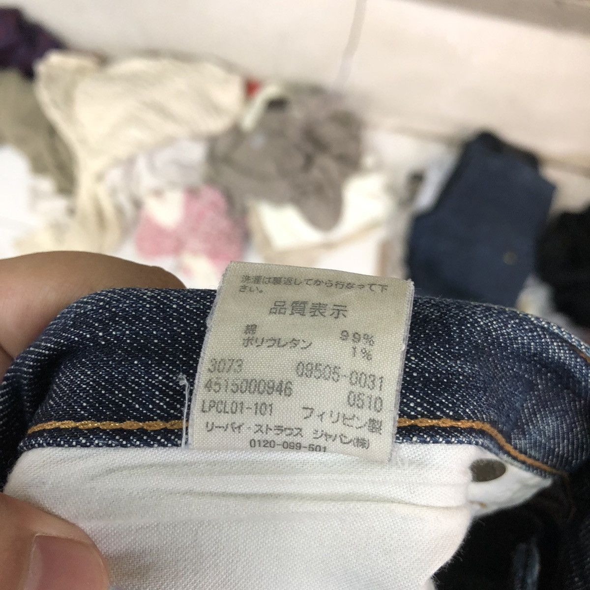 Levi's DLS vintage faded Levis Blue Denim pants #BB538 Size US 34 / EU 50 - 20 Thumbnail