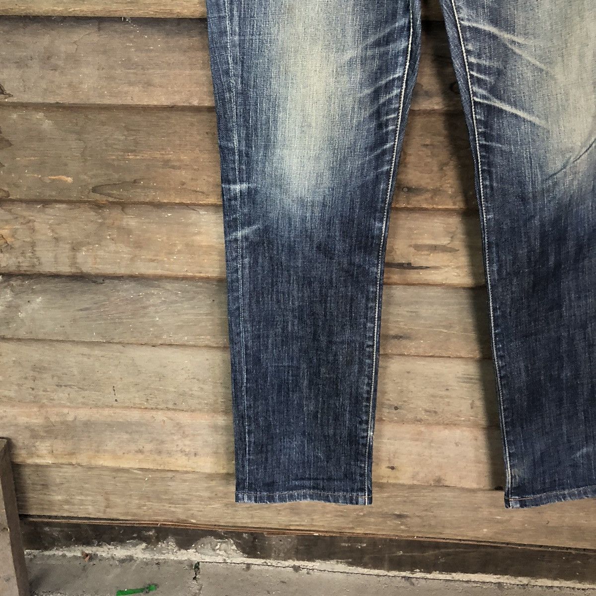 Levi's DLS vintage faded Levis Blue Denim pants #BB538 Size US 34 / EU 50 - 6 Thumbnail