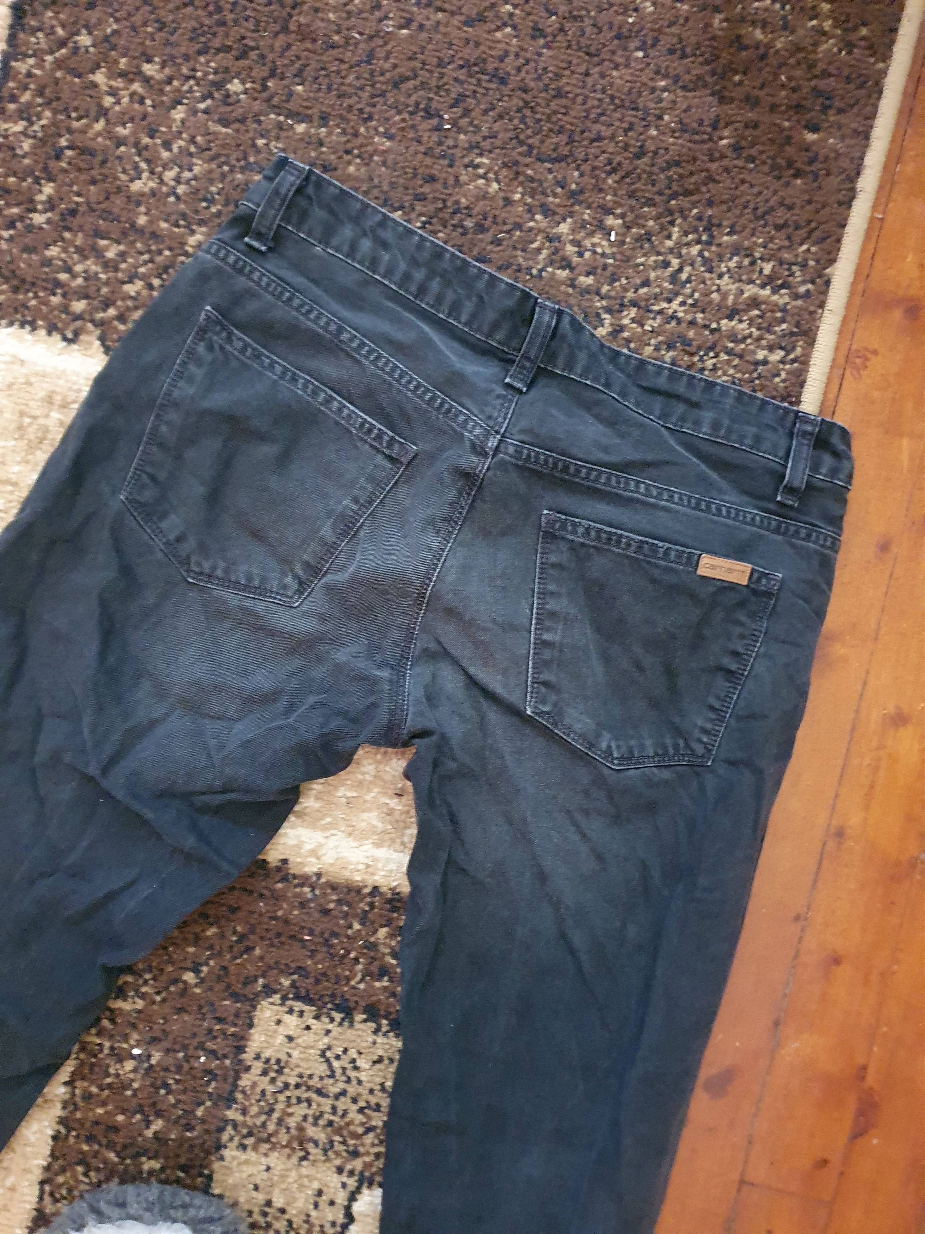 Carhartt Carhartt Black SWAG denim jeans,sz W-40cm/L-91cm. Size 30" / US 8 / IT 44 - 10 Thumbnail