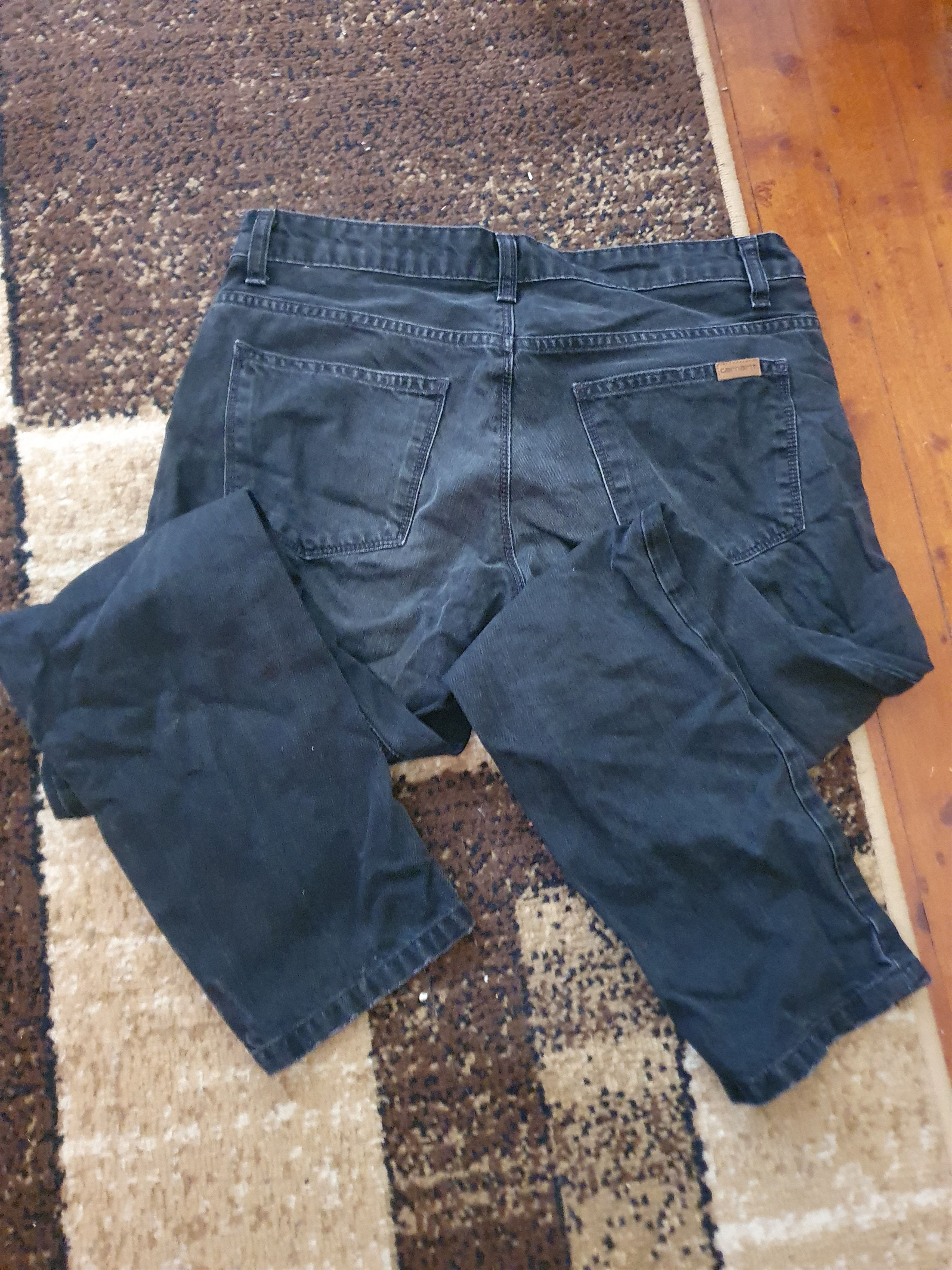Carhartt Carhartt Black SWAG denim jeans,sz W-40cm/L-91cm. Size 30" / US 8 / IT 44 - 11 Thumbnail