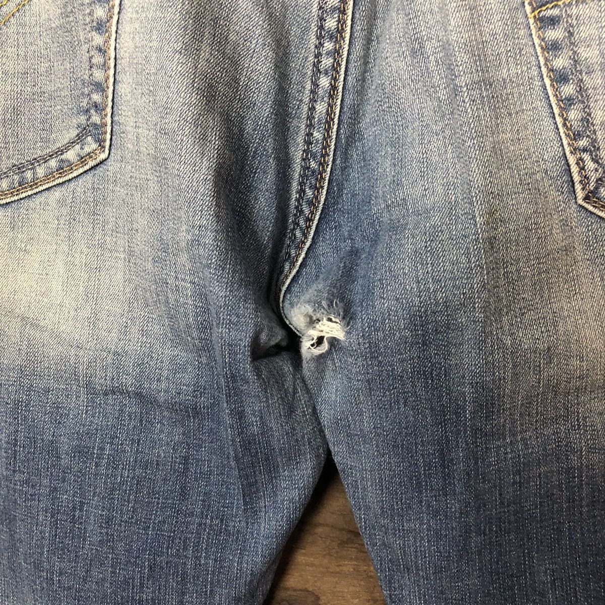 Levi's DLS vintage levis Blue vintage Denim Pants #BB527 Size US 30 / EU 46 - 17 Thumbnail