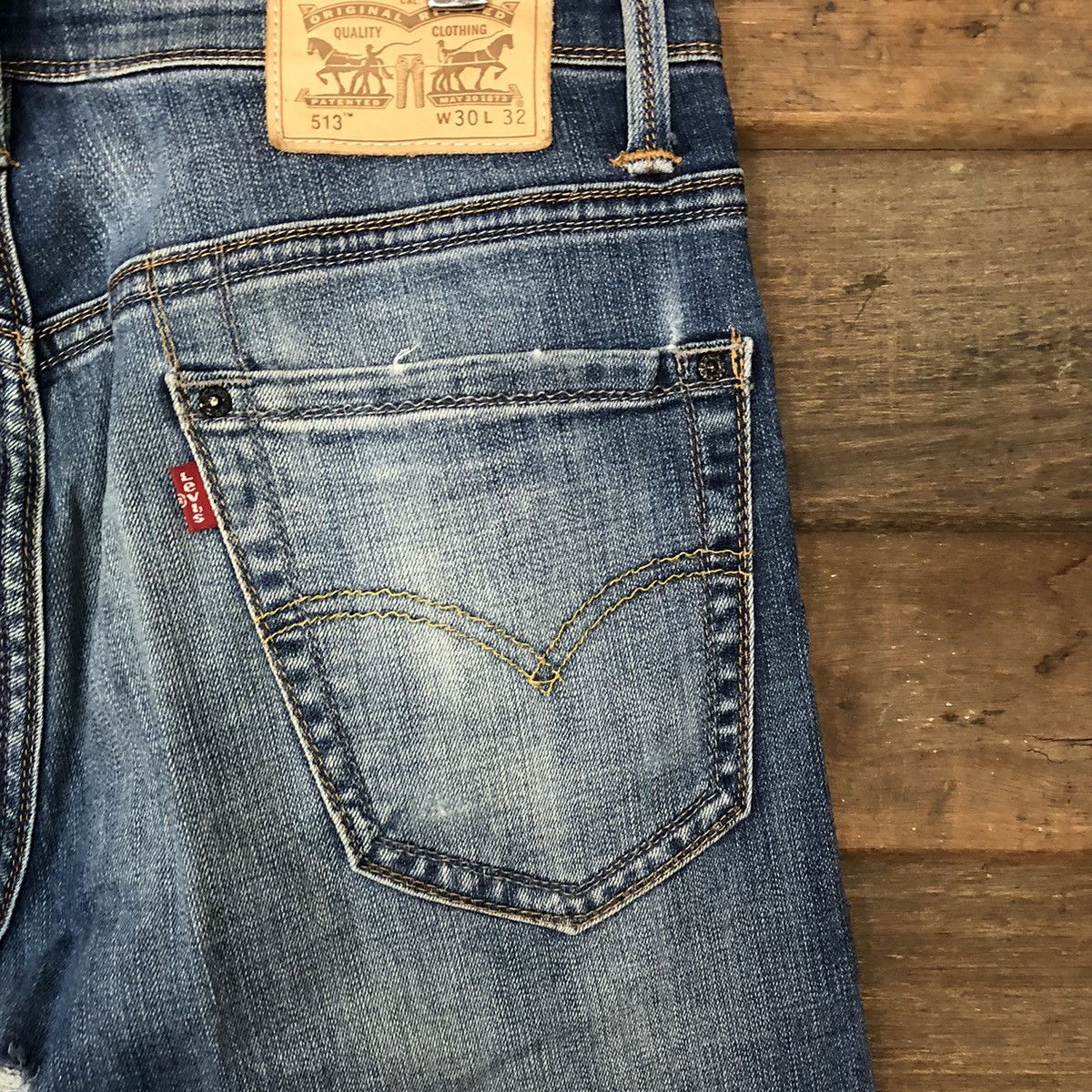 Levi's DLS vintage levis Blue vintage Denim Pants #BB527 Size US 30 / EU 46 - 14 Thumbnail