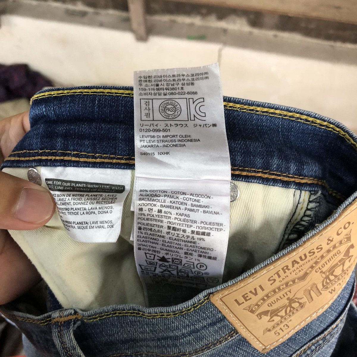 Levi's DLS vintage levis Blue vintage Denim Pants #BB527 Size US 30 / EU 46 - 19 Thumbnail