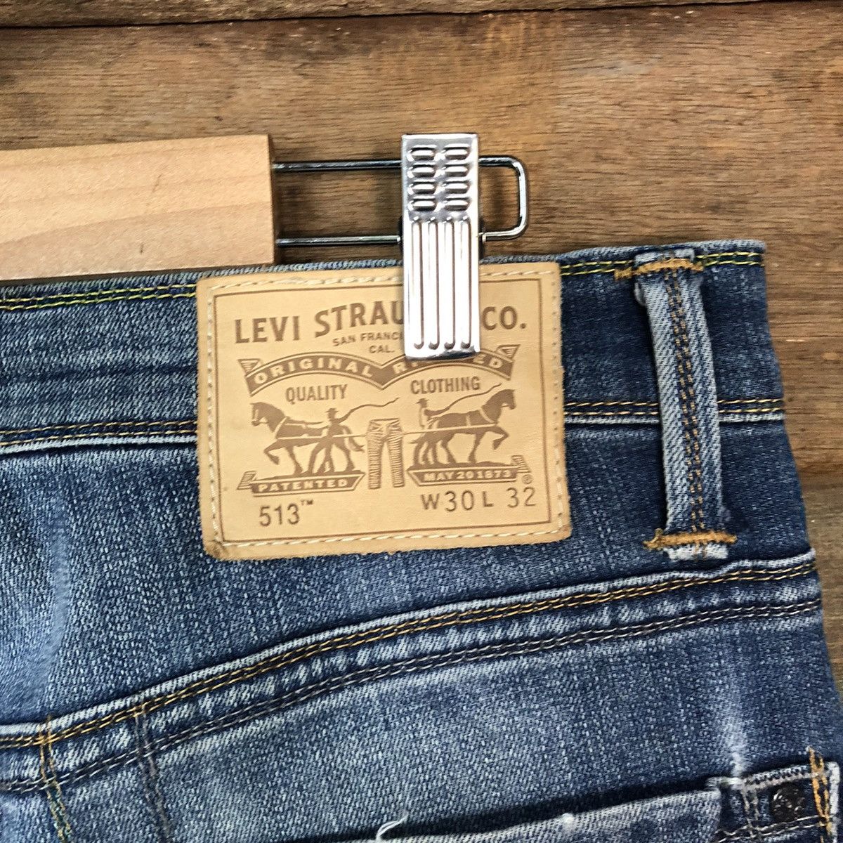 Levi's DLS vintage levis Blue vintage Denim Pants #BB527 Size US 30 / EU 46 - 15 Thumbnail