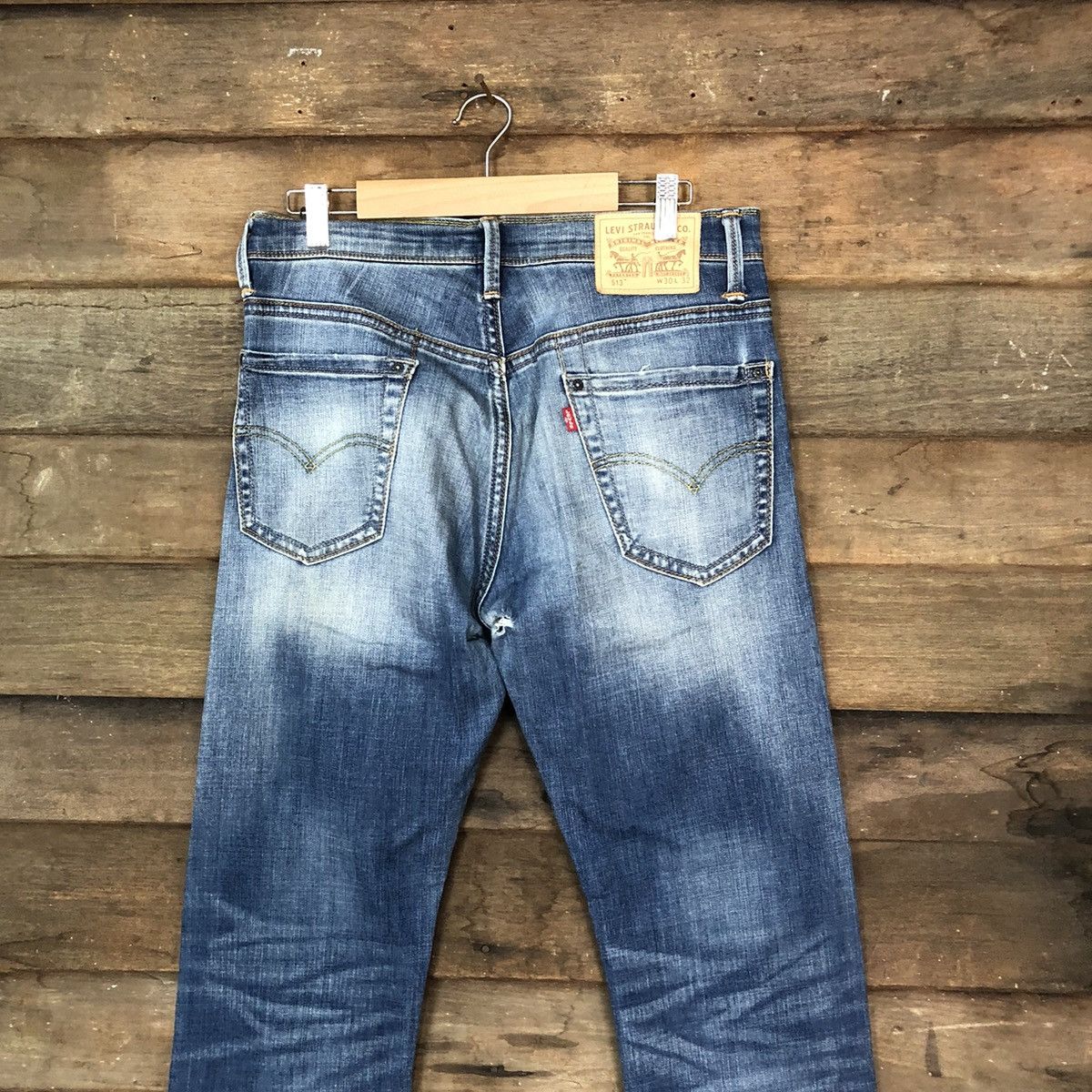 Levi's DLS vintage levis Blue vintage Denim Pants #BB527 Size US 30 / EU 46 - 11 Thumbnail