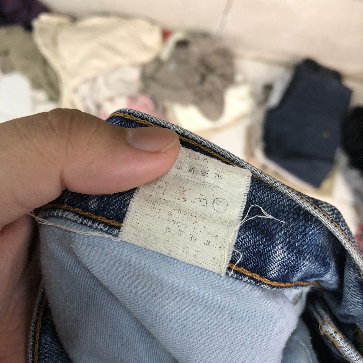 Levi's DLS 508 Levis vintage Blue Denim Pants #BB531 Size US 32 / EU 48 - 18 Thumbnail