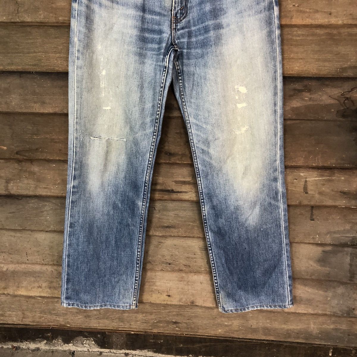 Levi's DLS 508 Levis vintage Blue Denim Pants #BB531 Size US 32 / EU 48 - 3 Thumbnail