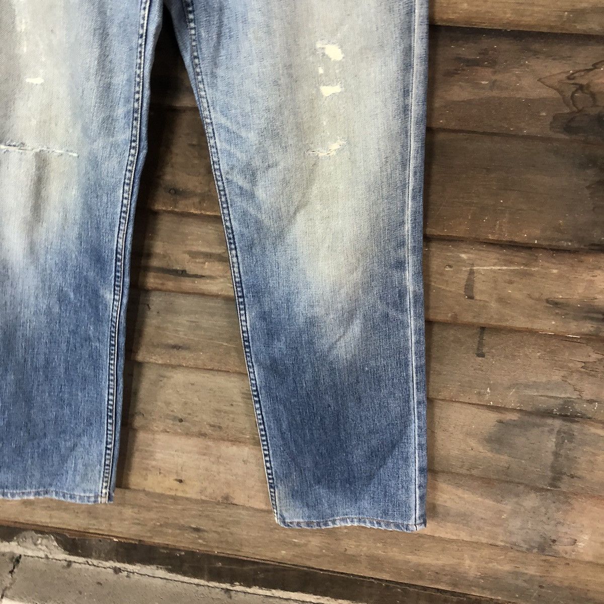 Levi's DLS 508 Levis vintage Blue Denim Pants #BB531 Size US 32 / EU 48 - 7 Thumbnail