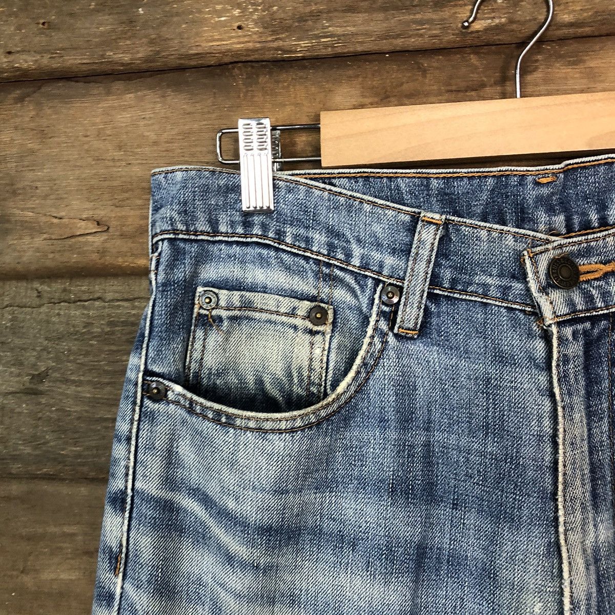 Levi's DLS 508 Levis vintage Blue Denim Pants #BB531 Size US 32 / EU 48 - 4 Thumbnail