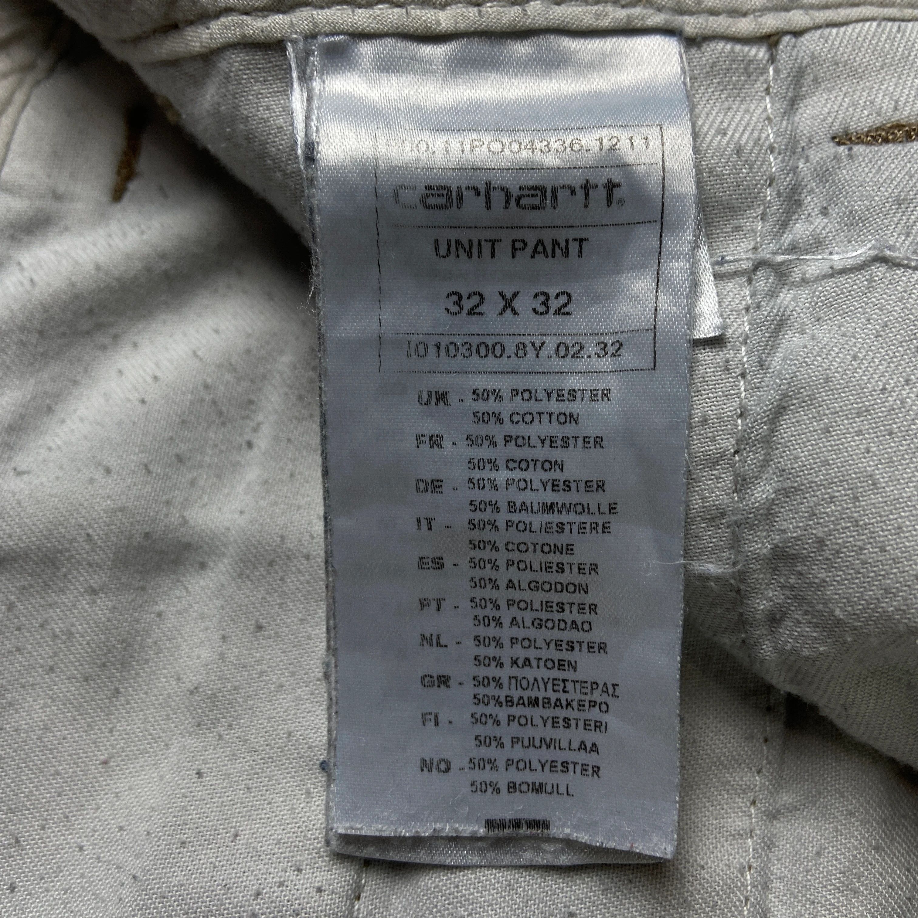 Carhartt × Carhartt Wip × Vintage Mens Pants Chinos Carhartt Size 32 x 32 Size US 32 / EU 48 - 7 Thumbnail