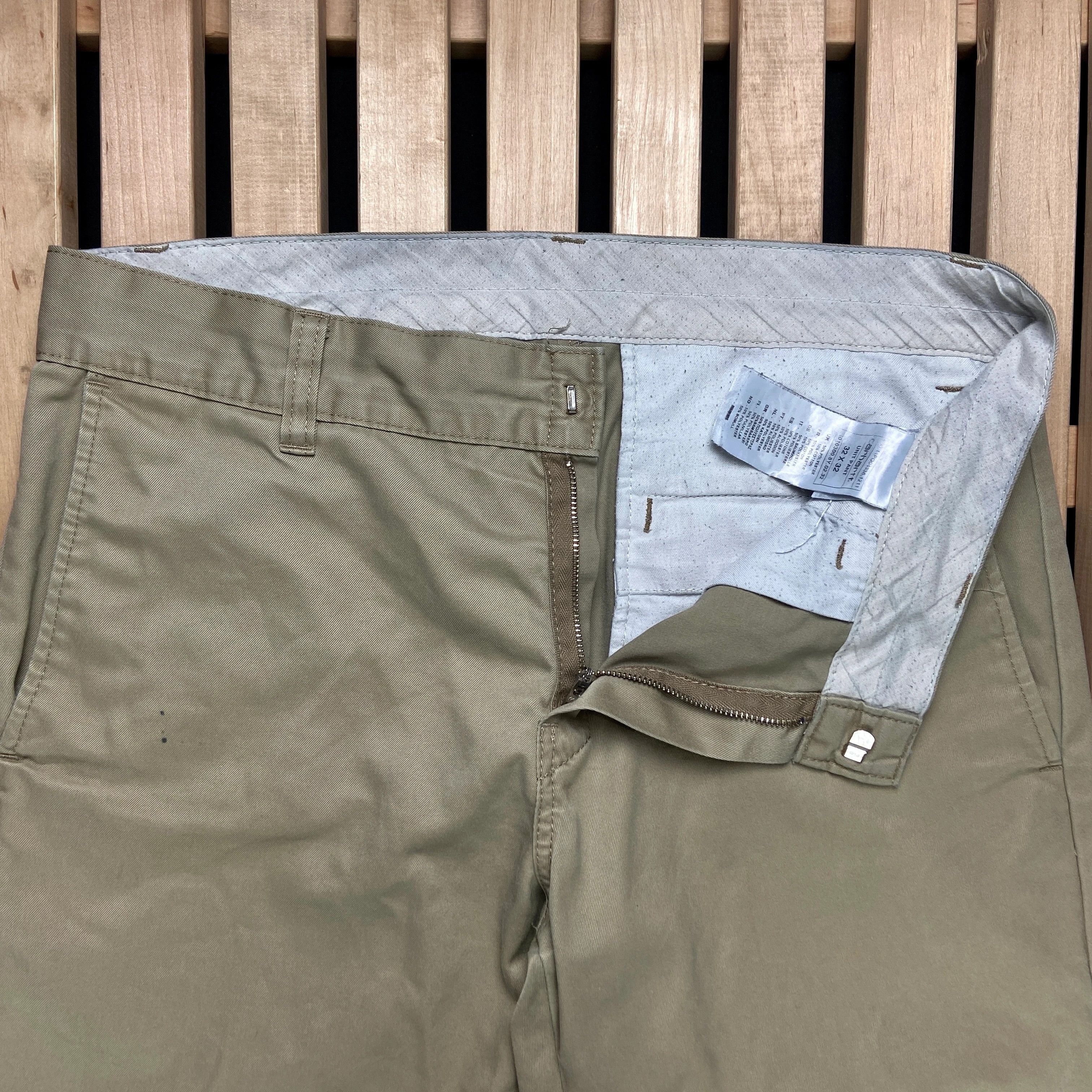 Carhartt × Carhartt Wip × Vintage Mens Pants Chinos Carhartt Size 32 x 32 Size US 32 / EU 48 - 5 Thumbnail