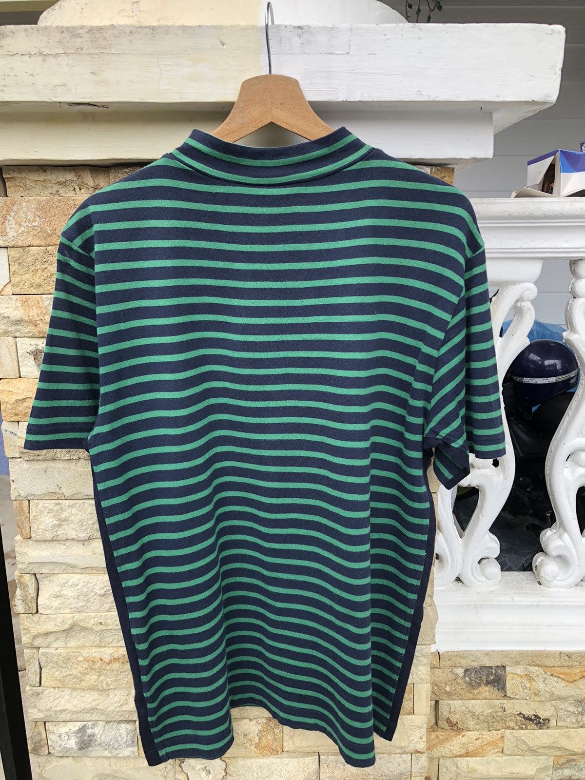OVER THE STRiPES Last Drop🔥Rare🔥Maison & Voyage Japanese Striped T Shirt Size US M / EU 48-50 / 2 - 3 Thumbnail