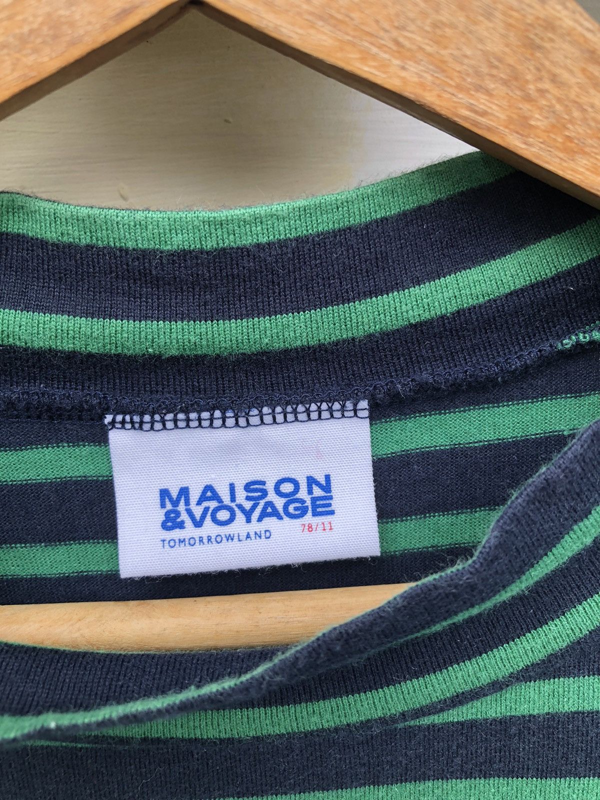 OVER THE STRiPES Last Drop🔥Rare🔥Maison & Voyage Japanese Striped T Shirt Size US M / EU 48-50 / 2 - 4 Thumbnail