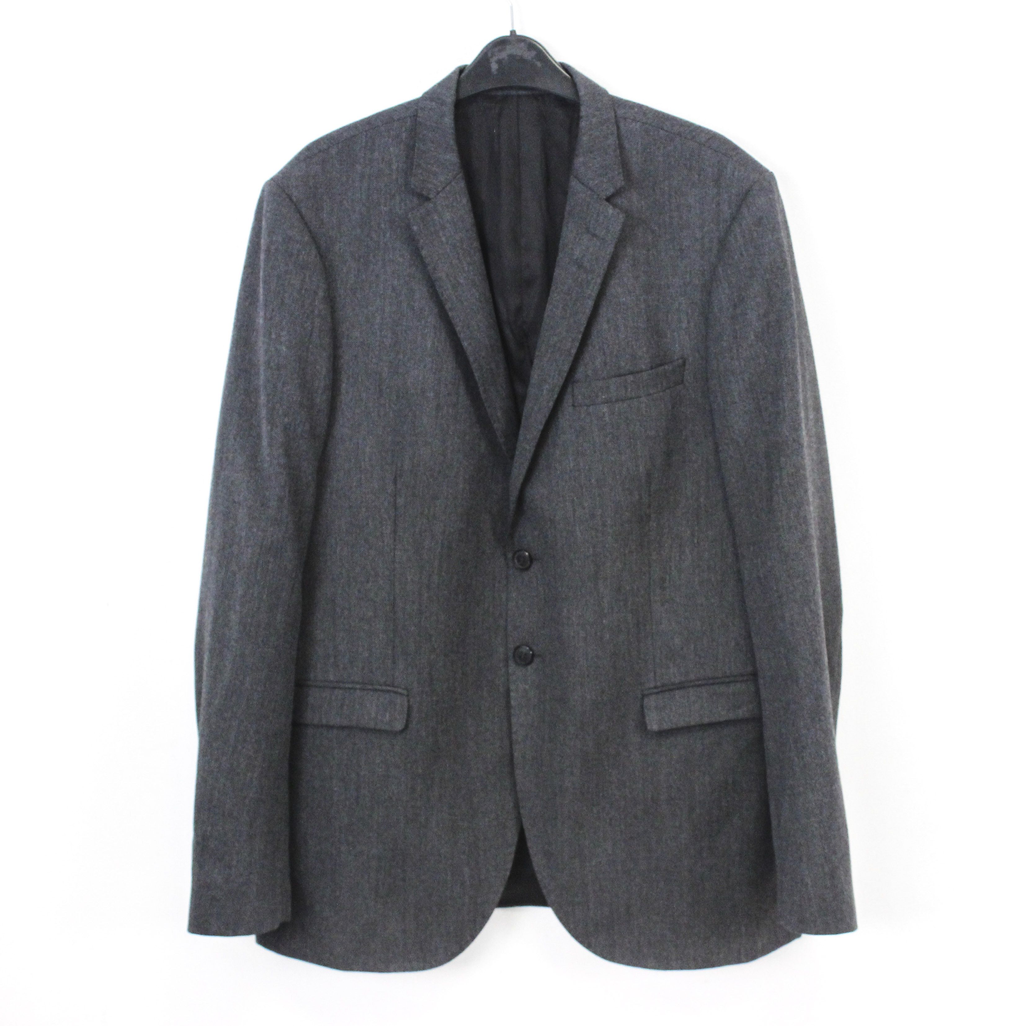 Tiger of Sweden Ruben Wool Blazer UK 44 Suit Jacket Coat Dark Grey EU 54 Size 44R - 1 Thumbnail