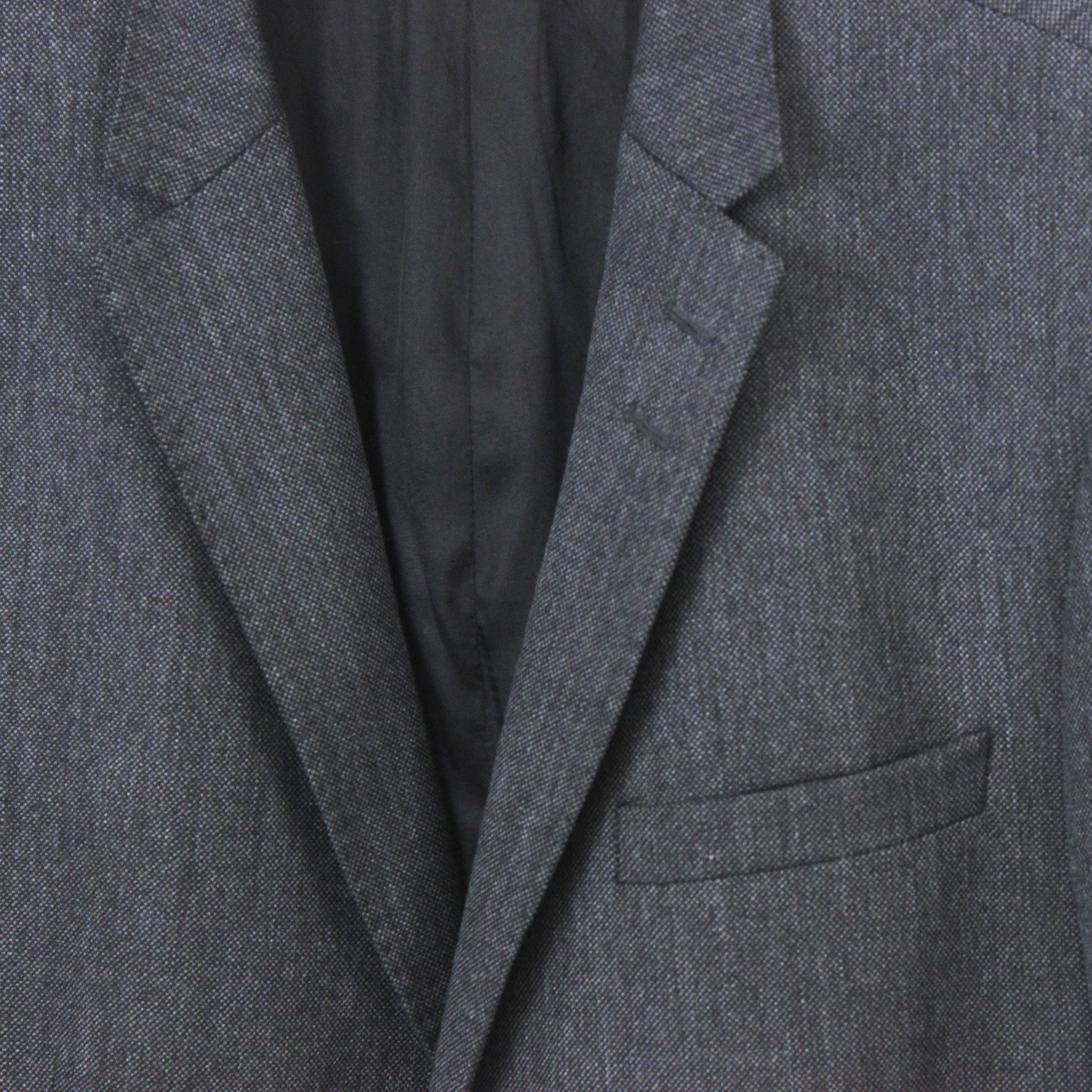 Tiger of Sweden Ruben Wool Blazer UK 44 Suit Jacket Coat Dark Grey EU 54 Size 44R - 2 Thumbnail