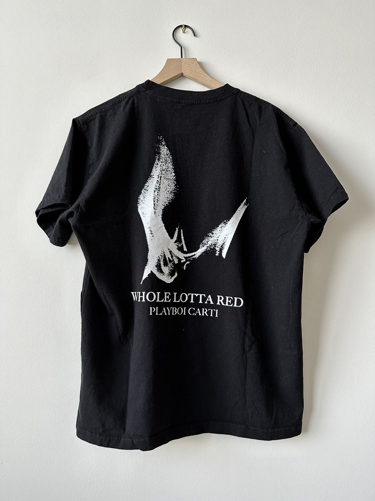 Playboi Carti Whole Lotta Red Bat and Hands T-Shirt | Grailed