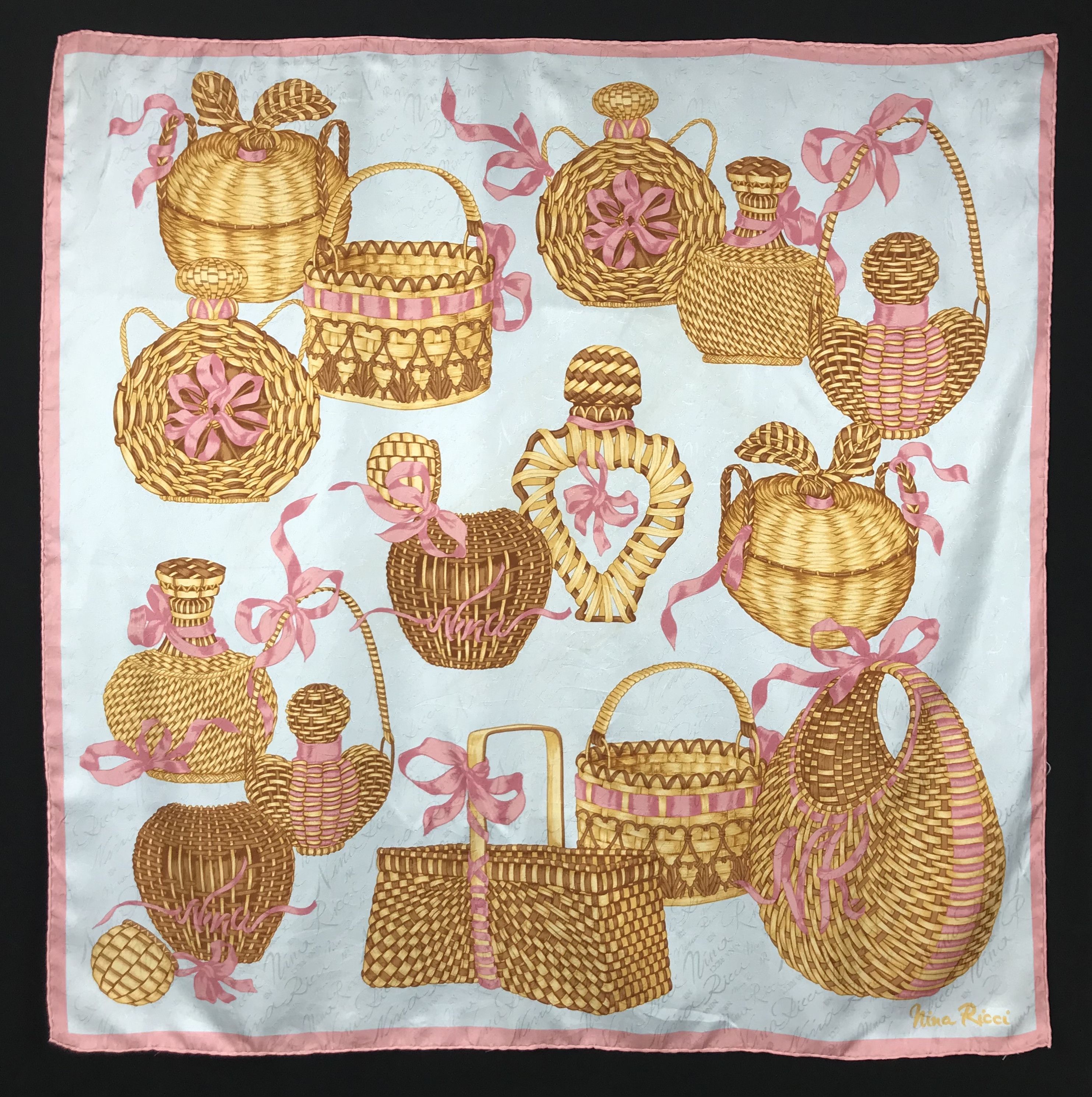 Vintage Nina Ricci Silk Scarf