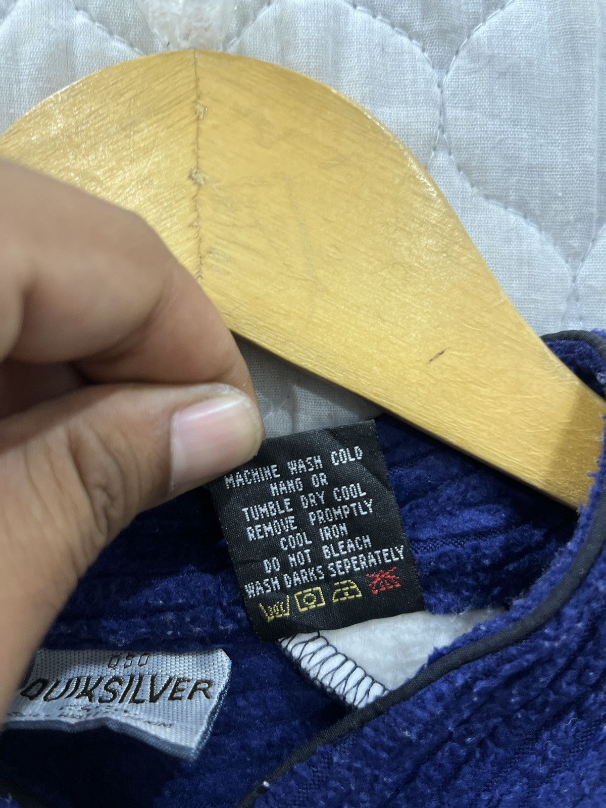 Quiksilver × Vintage (Uuu)🔥🔥STEALS VINTAGE QUIKSILVER HALF ZIPPER JACKET Size US L / EU 52-54 / 3 - 8 Thumbnail