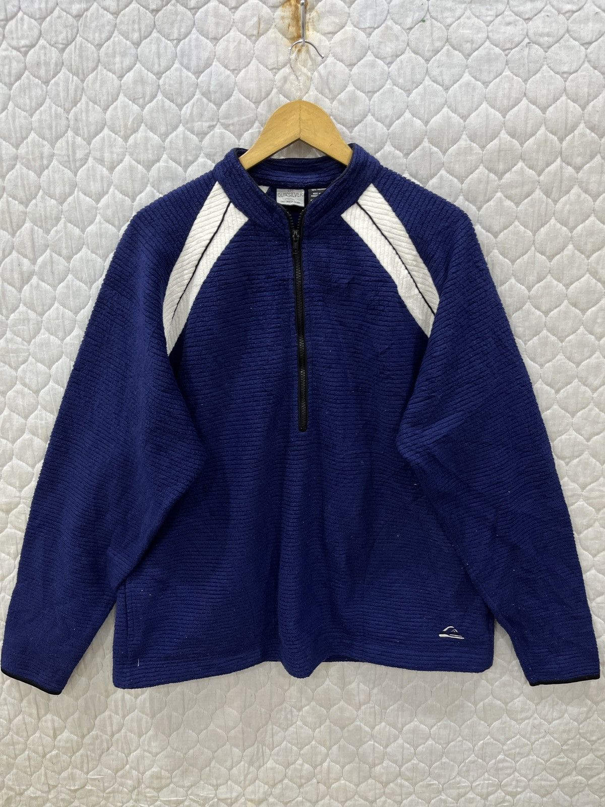 Quiksilver × Vintage (Uuu)🔥🔥STEALS VINTAGE QUIKSILVER HALF ZIPPER JACKET Size US L / EU 52-54 / 3 - 1 Thumbnail
