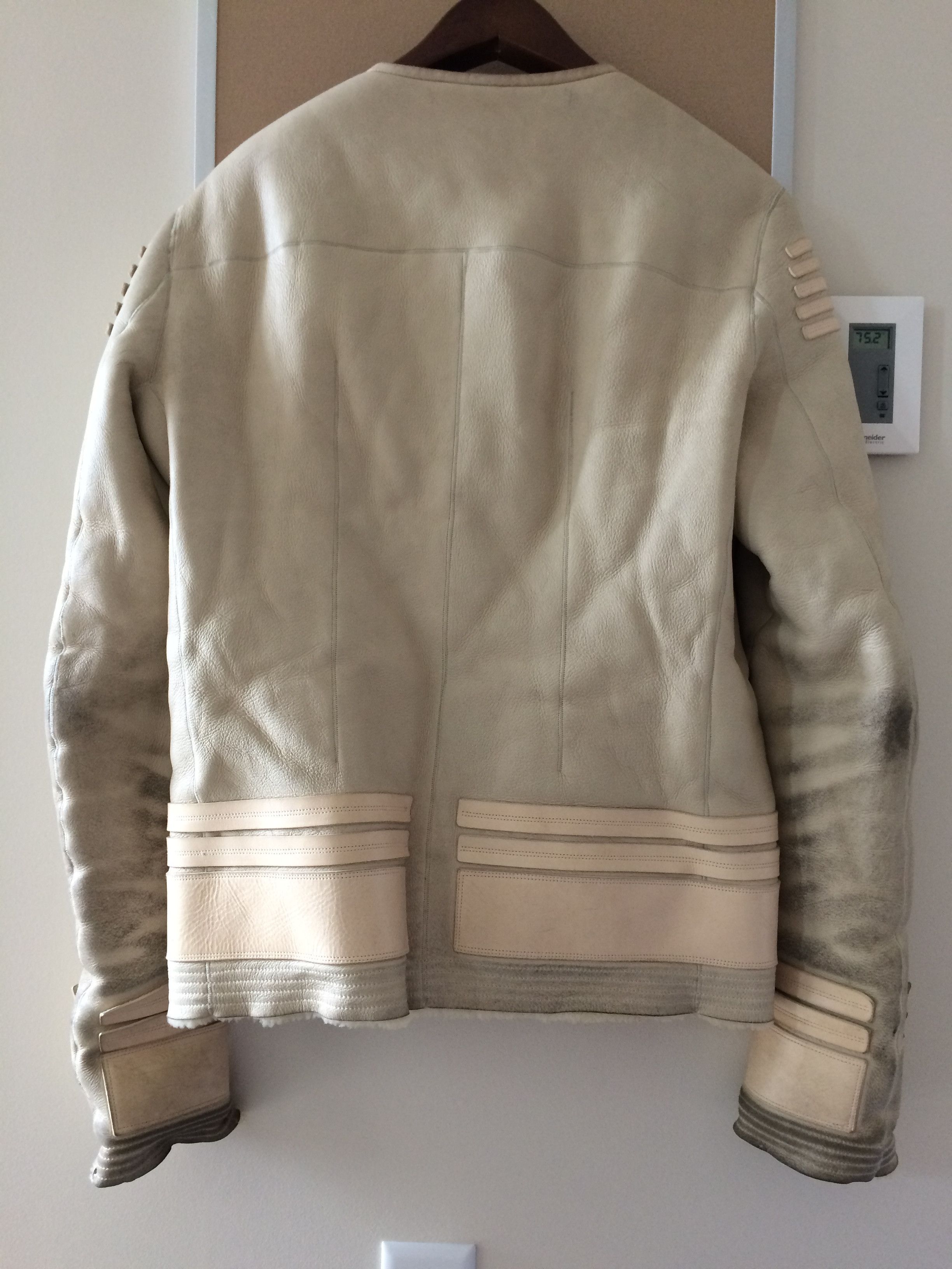 Rick Owens RO Plinth Leather Shearling Size US M / EU 48-50 / 2 - 4 Thumbnail