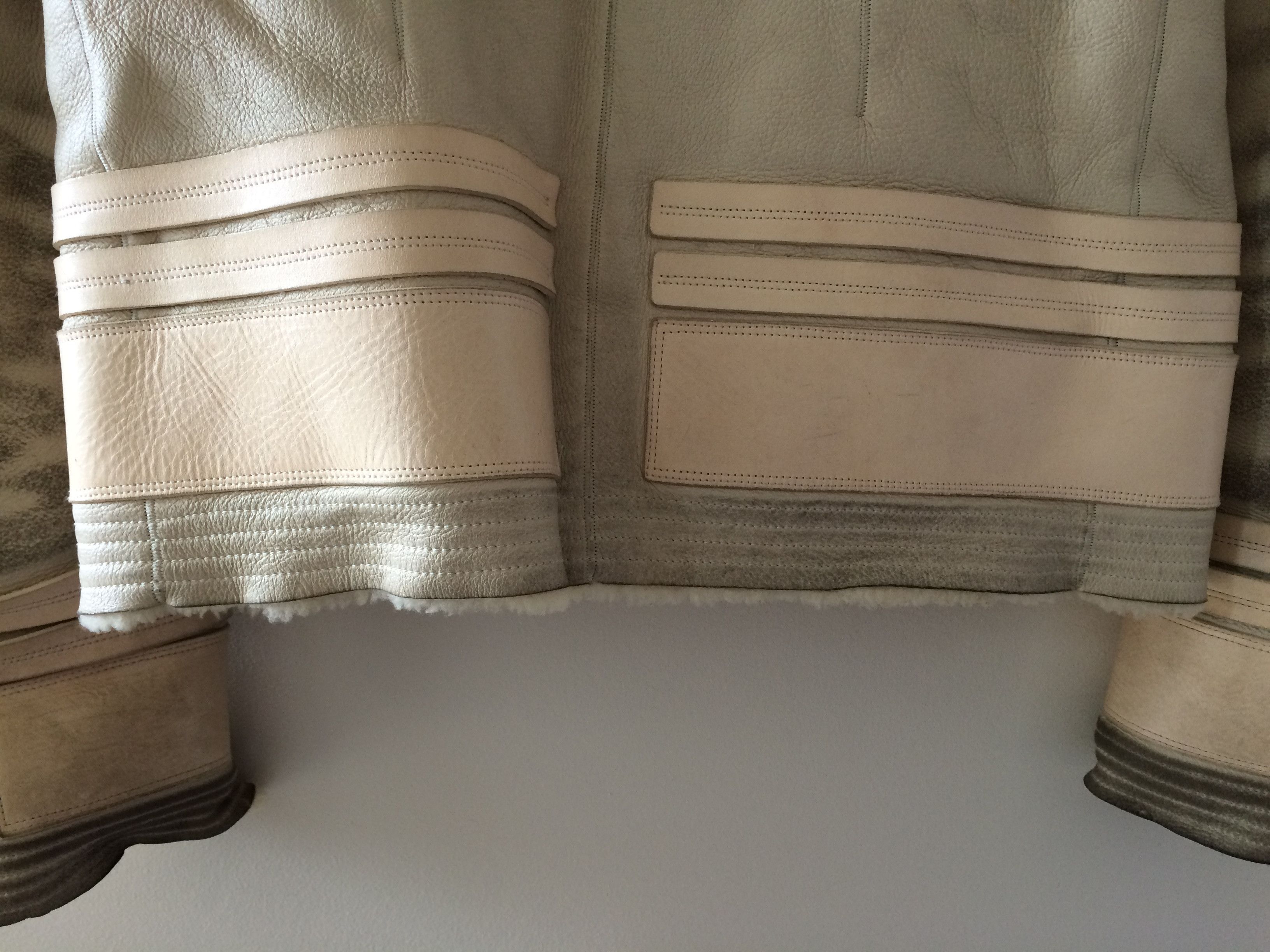 Rick Owens RO Plinth Leather Shearling Size US M / EU 48-50 / 2 - 9 Thumbnail