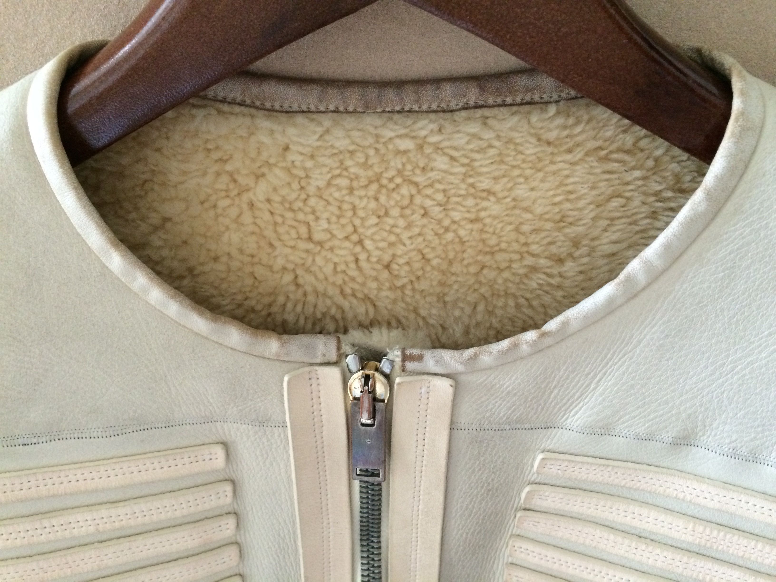 Rick Owens RO Plinth Leather Shearling Size US M / EU 48-50 / 2 - 11 Thumbnail