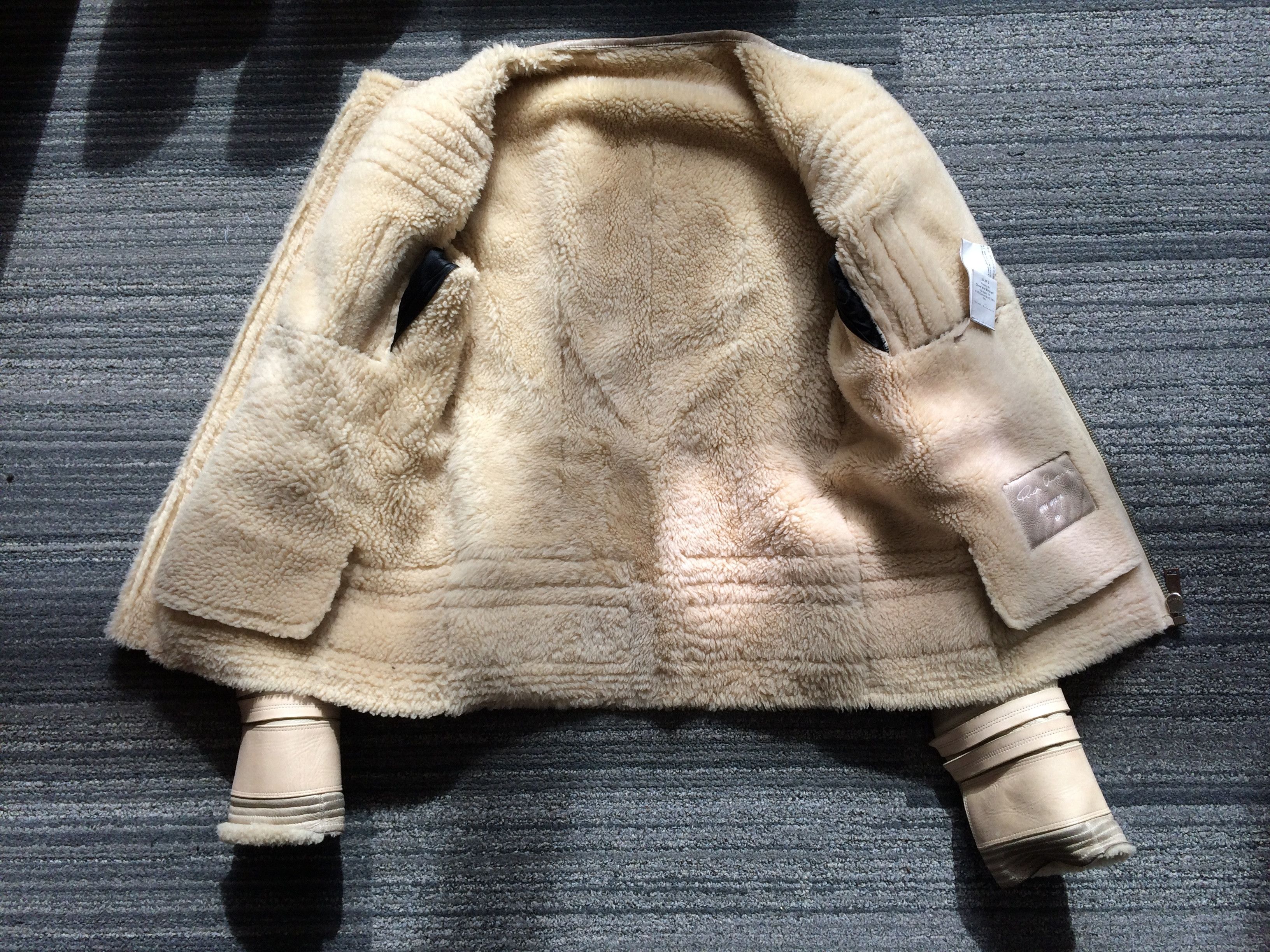 Rick Owens RO Plinth Leather Shearling Size US M / EU 48-50 / 2 - 6 Thumbnail