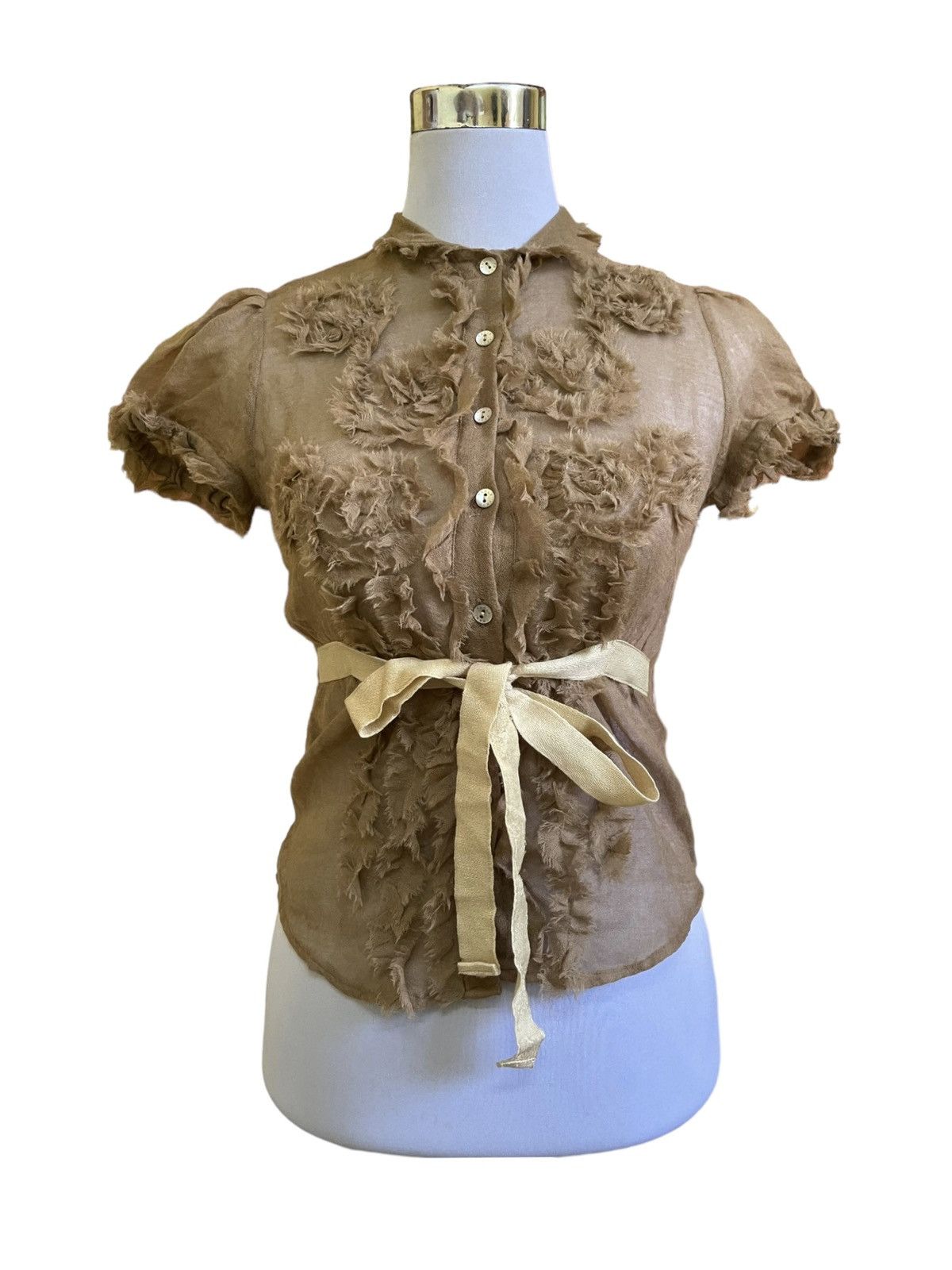 Paola Frani Patches Button Up Blouse