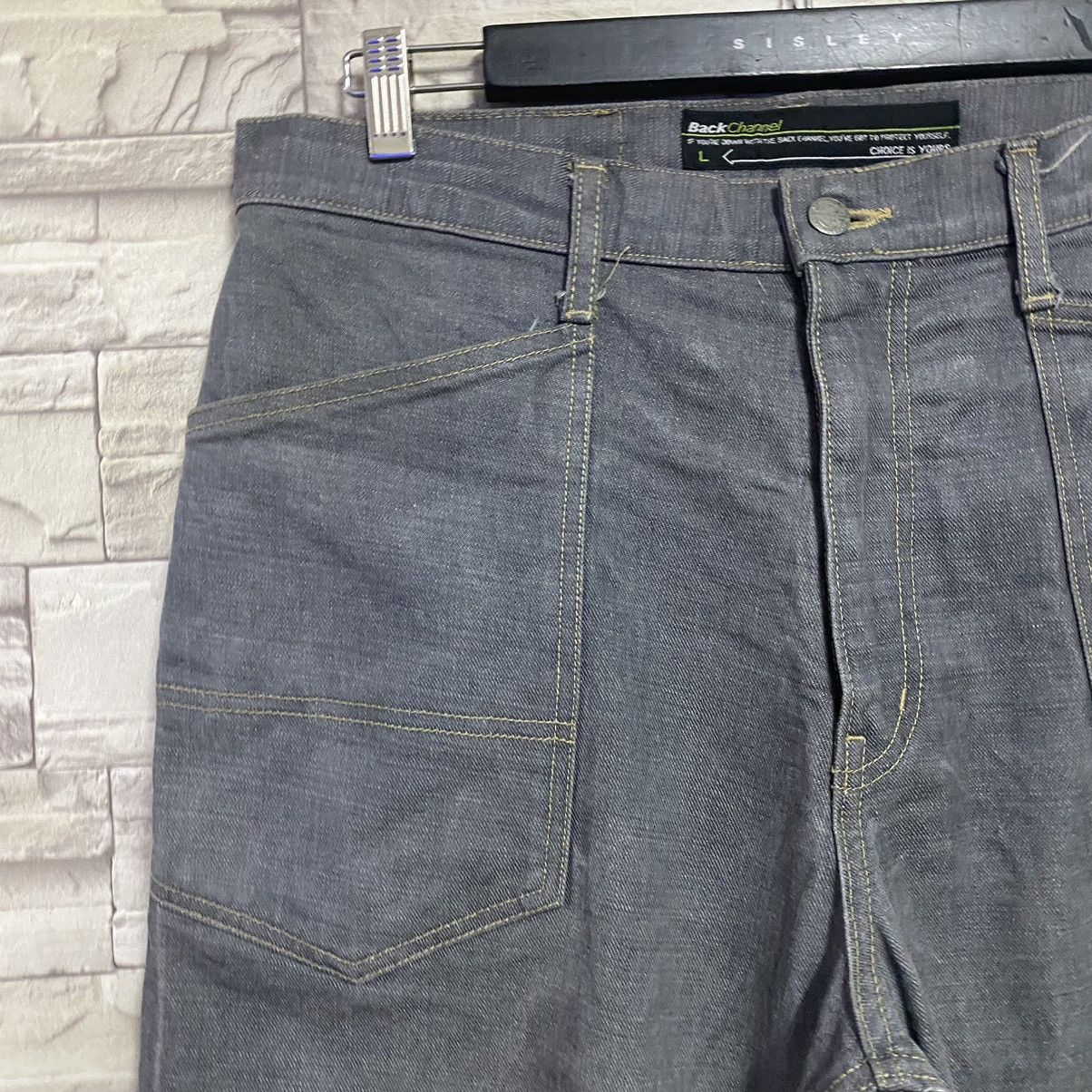 Japanese Brand BACK CHANNEL JAPAN Denim Gardener Pants Nice Pocket Size US 34 / EU 50 - 6 Thumbnail