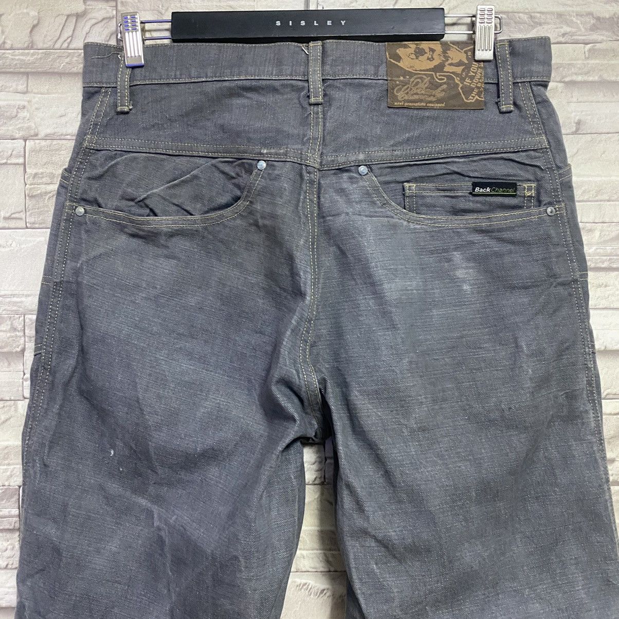Japanese Brand BACK CHANNEL JAPAN Denim Gardener Pants Nice Pocket Size US 34 / EU 50 - 9 Thumbnail