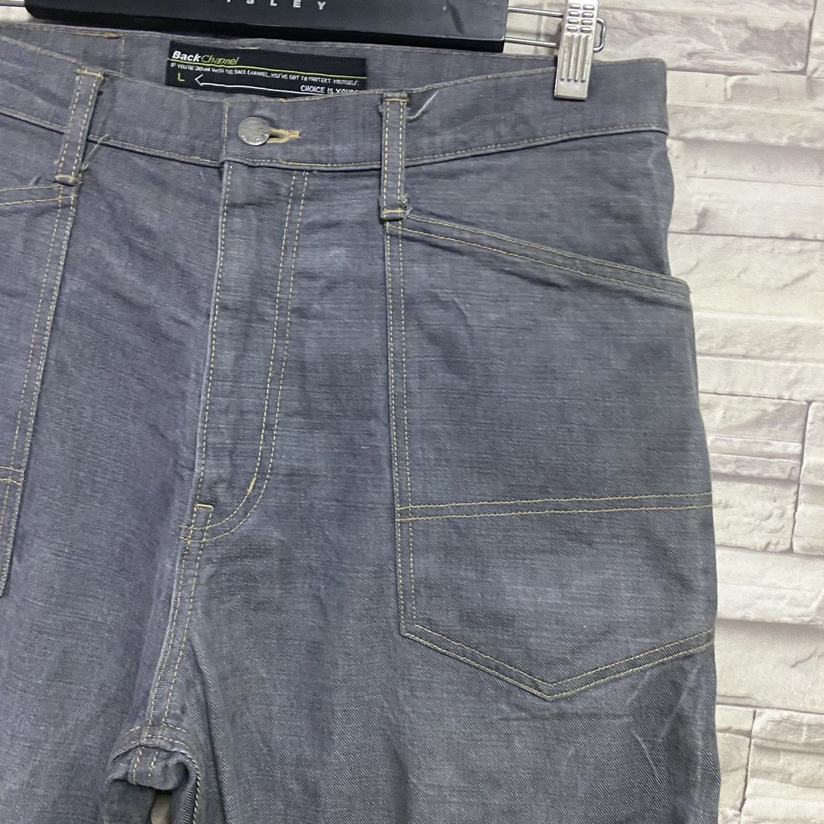 Japanese Brand BACK CHANNEL JAPAN Denim Gardener Pants Nice Pocket Size US 34 / EU 50 - 5 Thumbnail