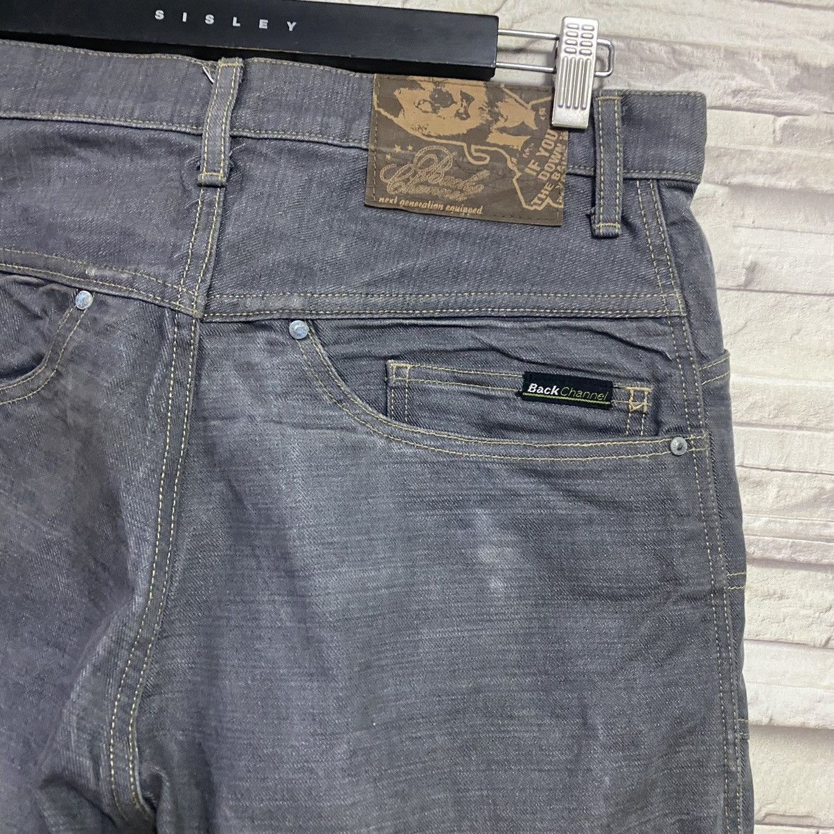 Japanese Brand BACK CHANNEL JAPAN Denim Gardener Pants Nice Pocket Size US 34 / EU 50 - 10 Thumbnail