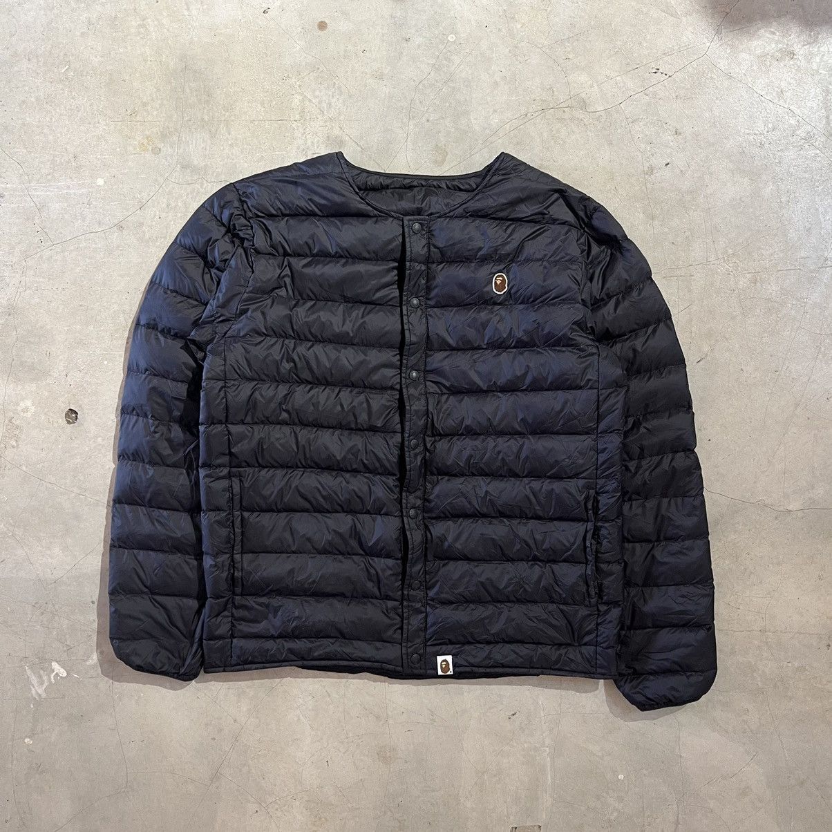 Bathing Ape Logo Light Puffer