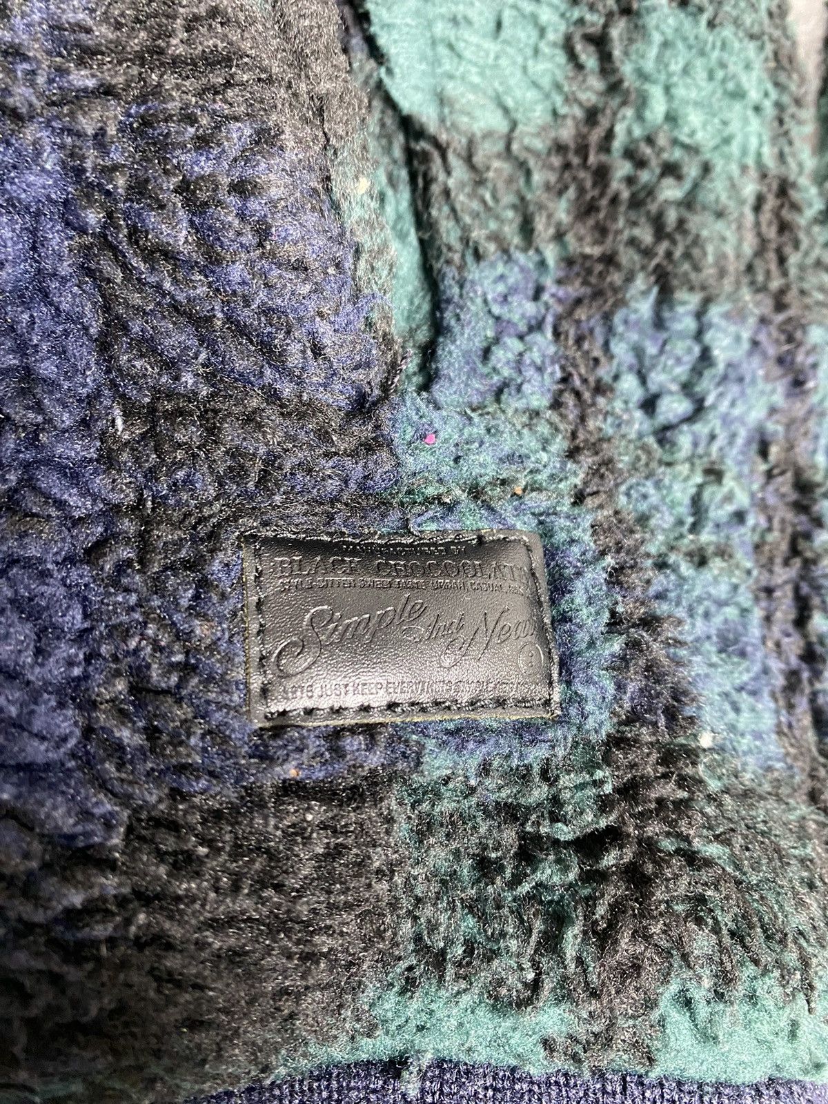 CHOCOOLATE Black Chocoolate Fleece Hoddie Jacket. J0110 Size US L / EU 52-54 / 3 - 4 Thumbnail