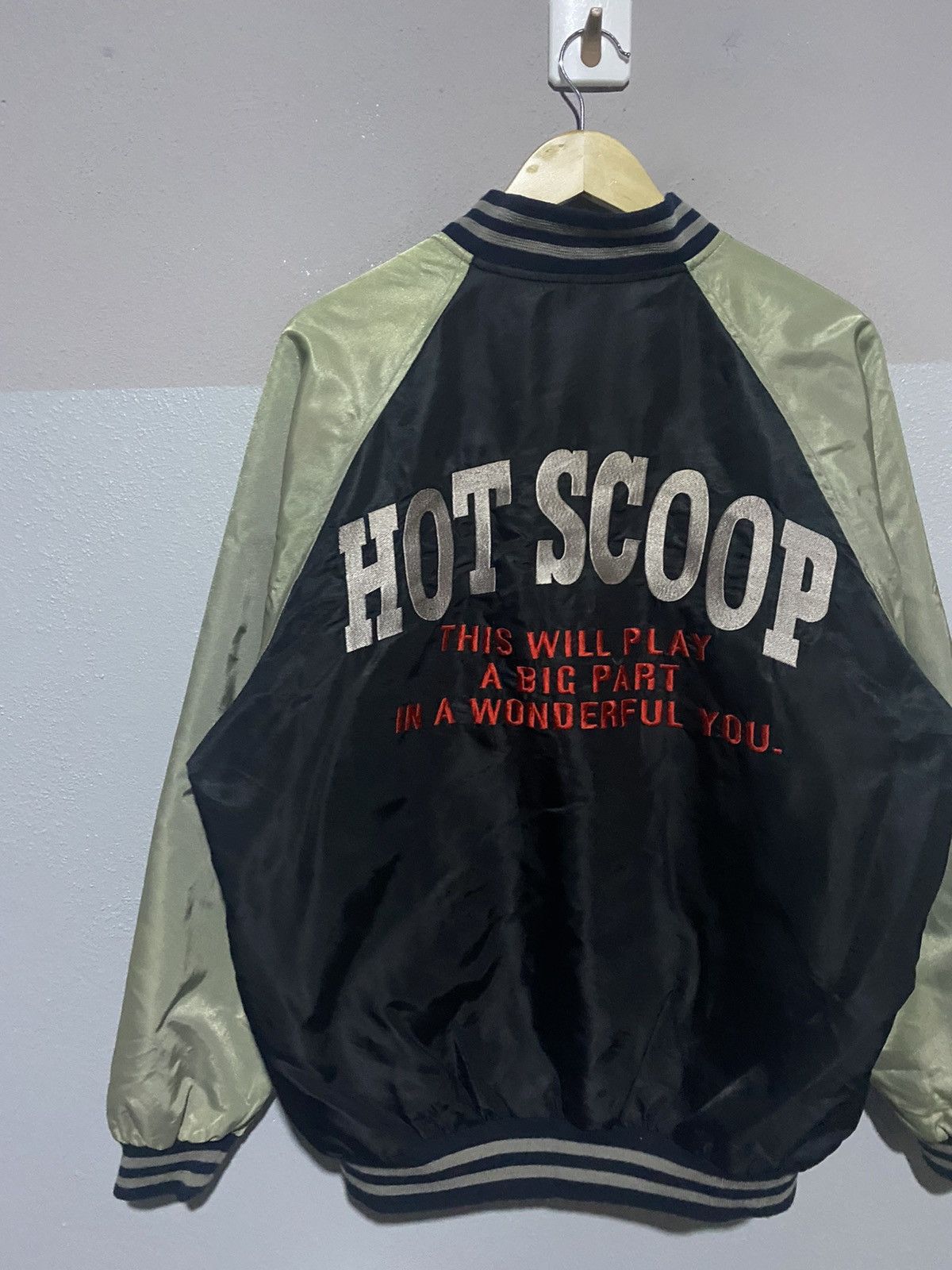 Vintage 🔥SALE🔥HOT SCOOP VARSITY JACKET STYLE VINTAGE Size US XL / EU 56 / 4 - 4 Thumbnail