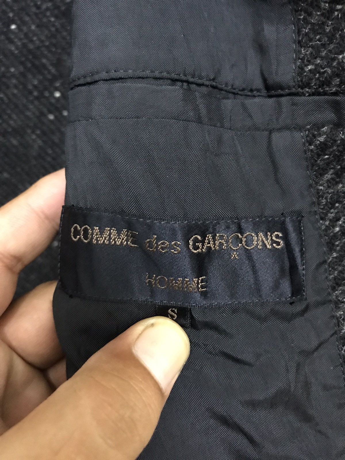 Vintage Archival CdG Wool Blazer (Buttonless)