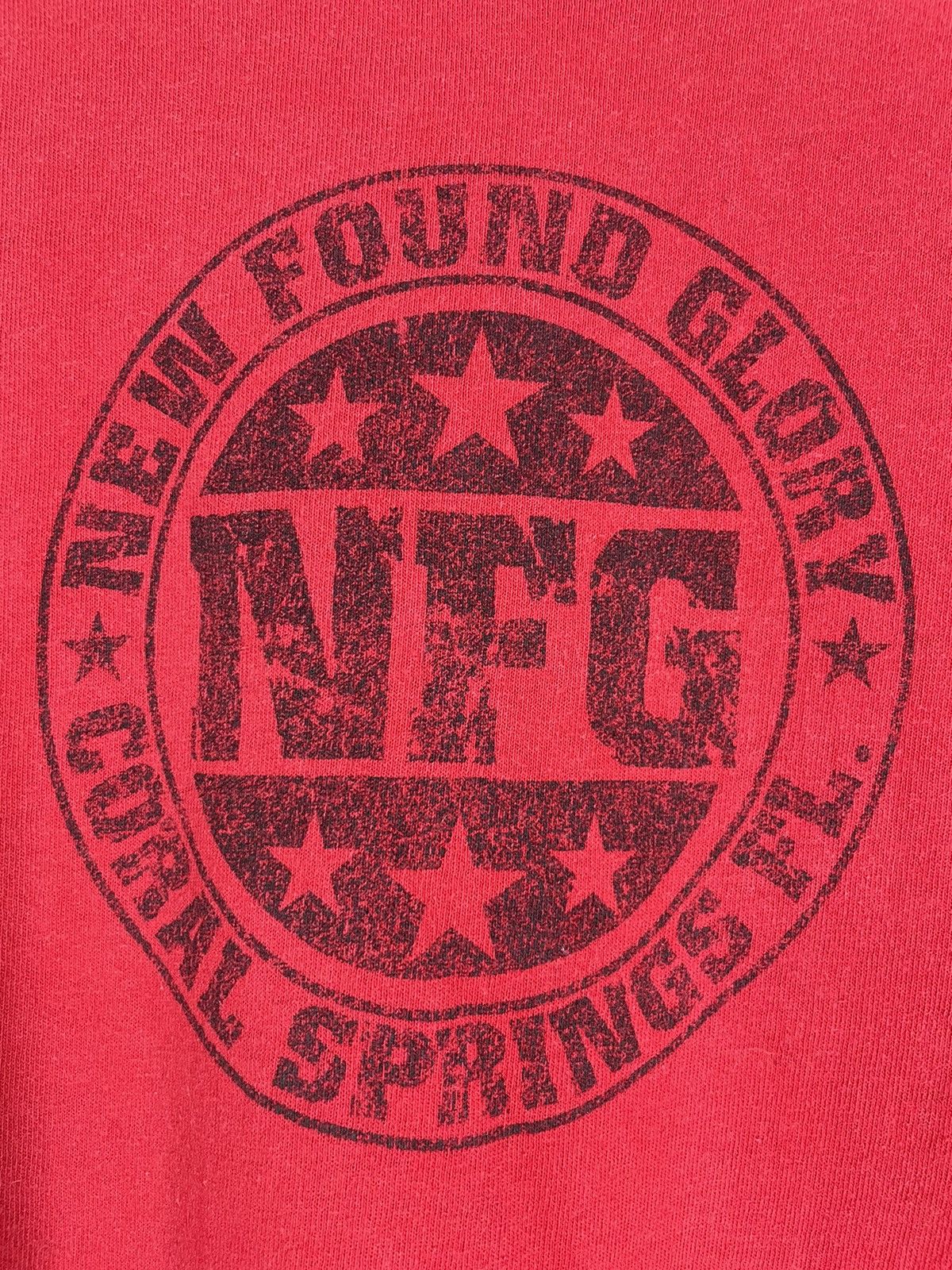Vintage Y2K New Found Glory poppunk band t shirt