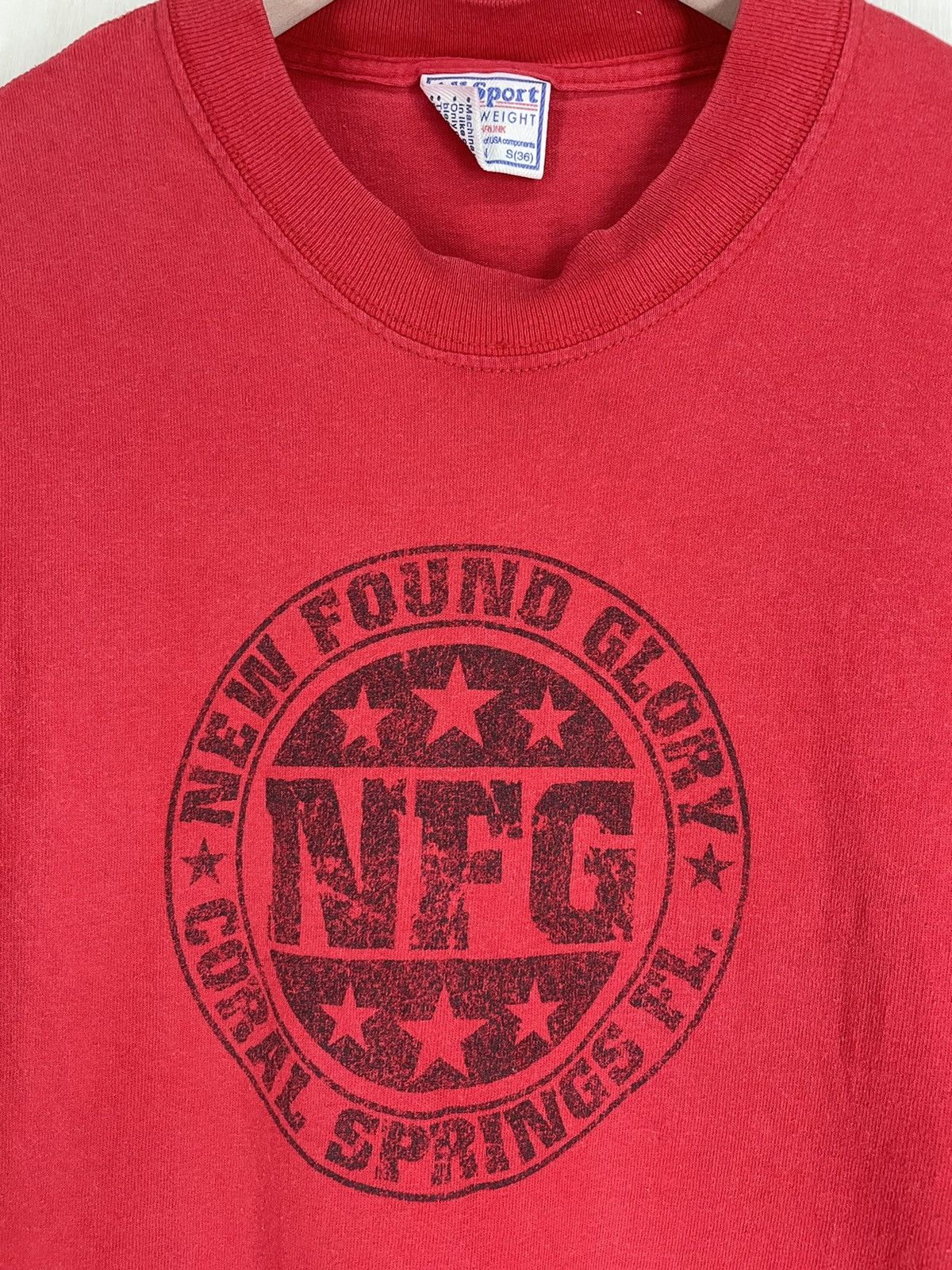 Vintage Y2K New Found Glory poppunk band t shirt